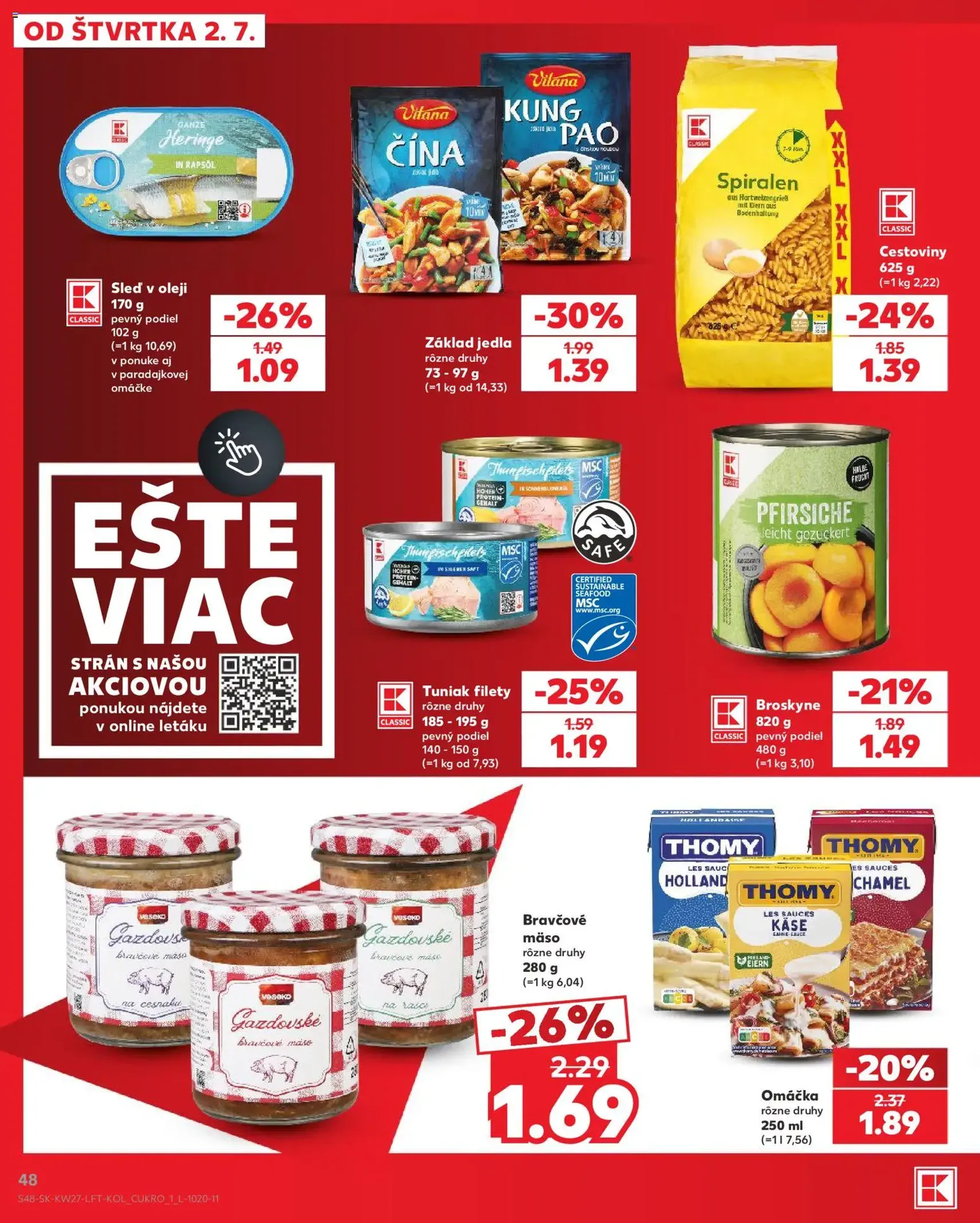 Kaufland SK akciós újság - 2026.07.02. érvényes szórólap 48 oldal 80 oldalból