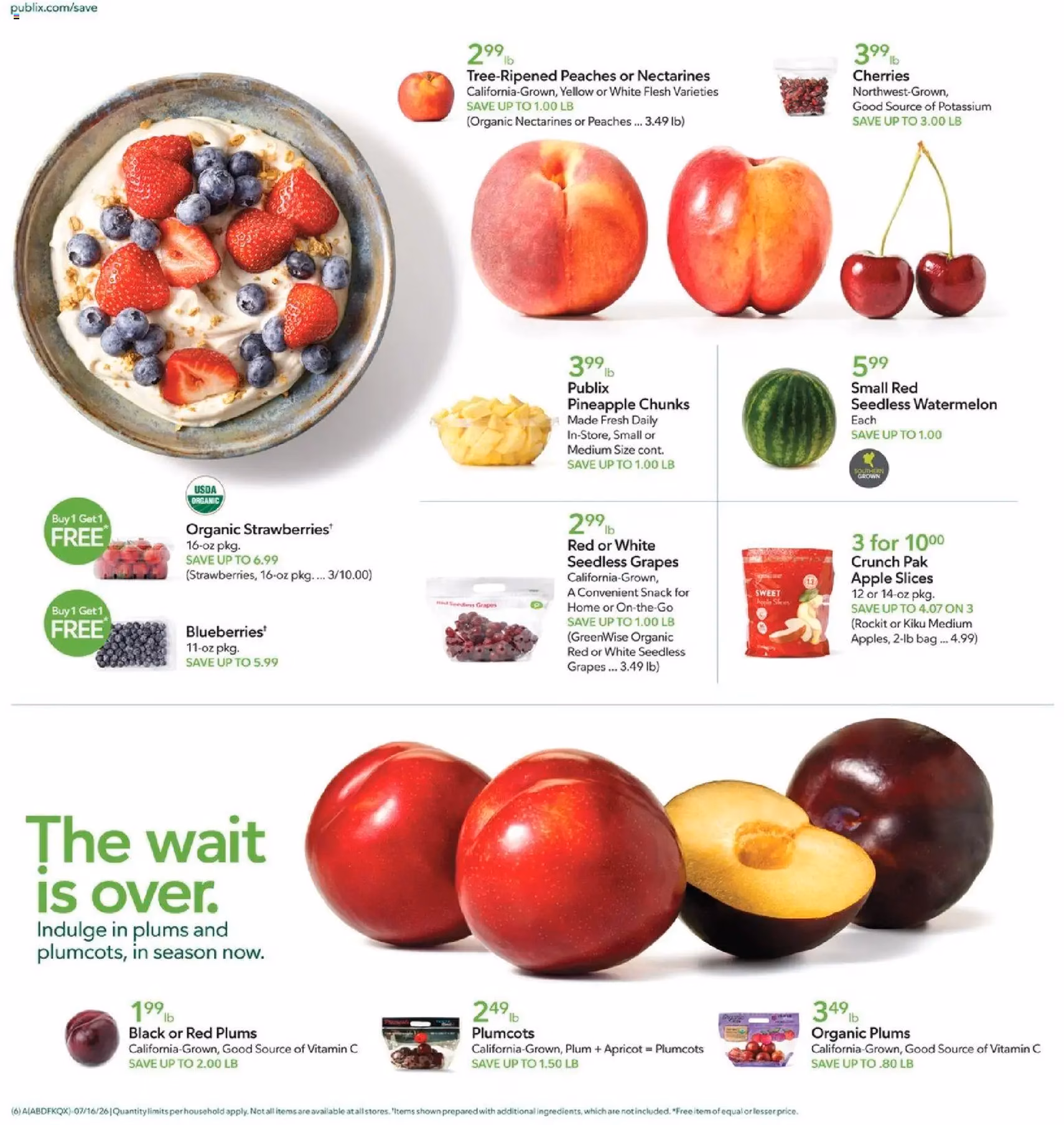 Publix Weekly Ad - valid flyer from 07/15/2026, page 6 of 20