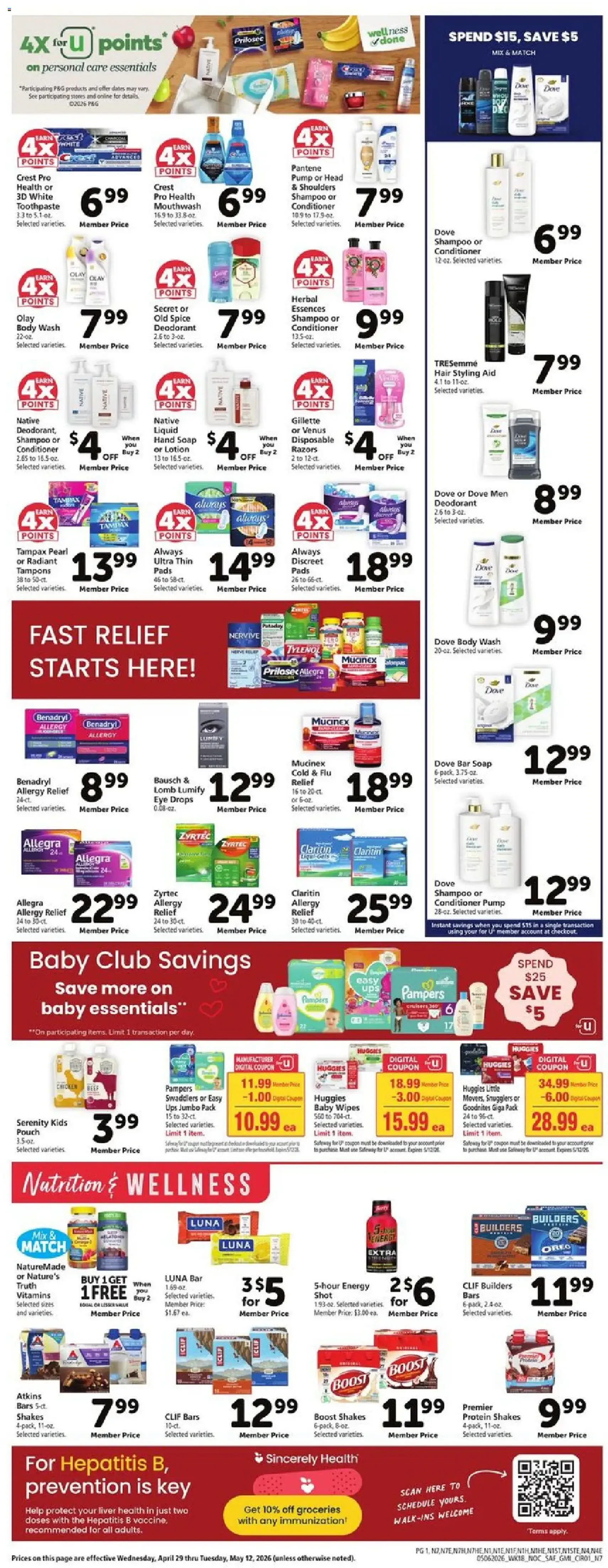 Safeway Weekly Ad - valid flyer from 05/06/2026, page 10 of 12