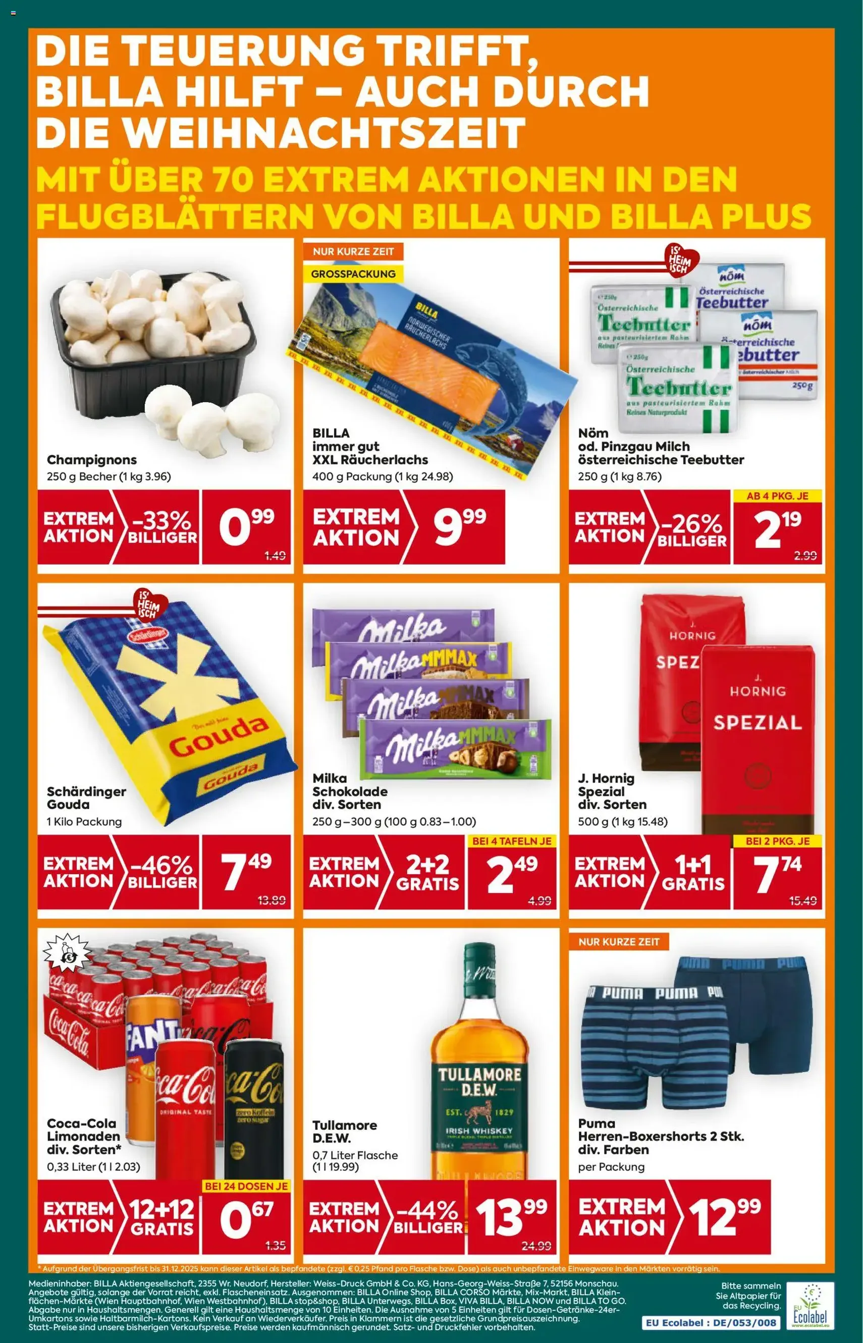 Billa Plus Flugblatt - Gültiger Prospekt ab 04.12.2025, Seite 20 von insgesamt 20