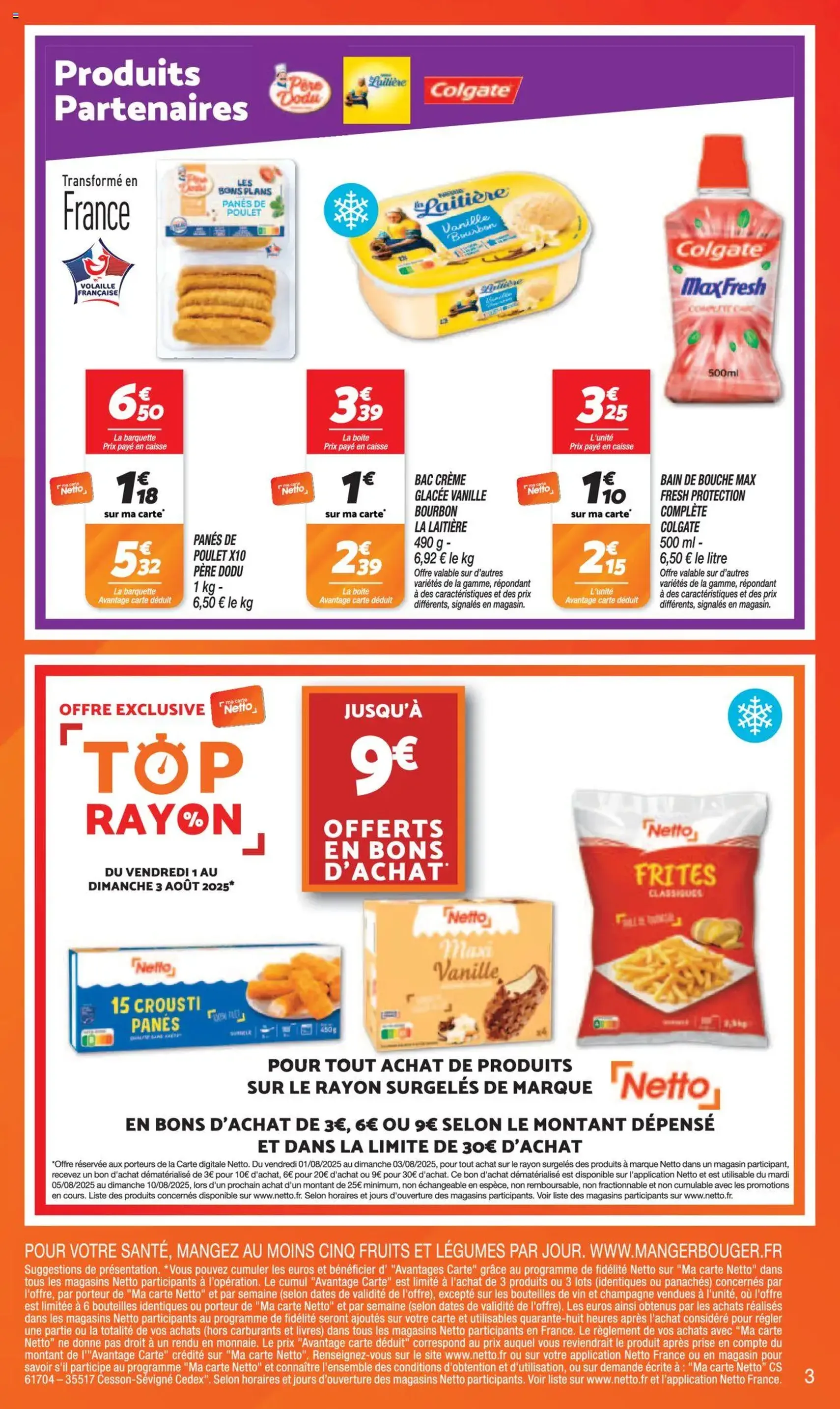Netto catalogue - brochure valable à partir du 29/07/2025, page 3 sur 12 Netto catalogue - brochure valable à partir du 29/07/2025, page 3 sur 12
