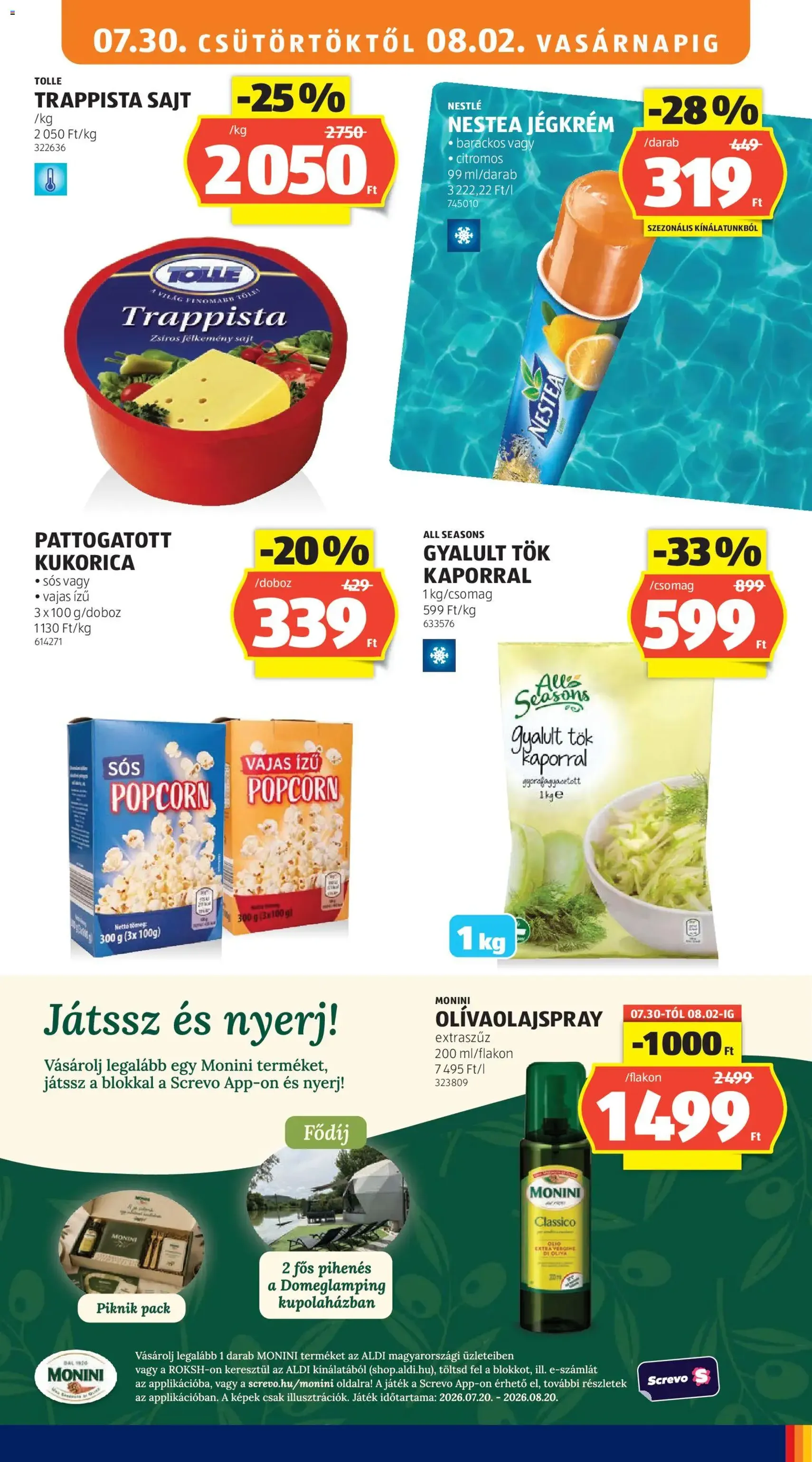 Aldi akciós újság - 2026.07.30. érvényes szórólap 19 oldal 54 oldalból