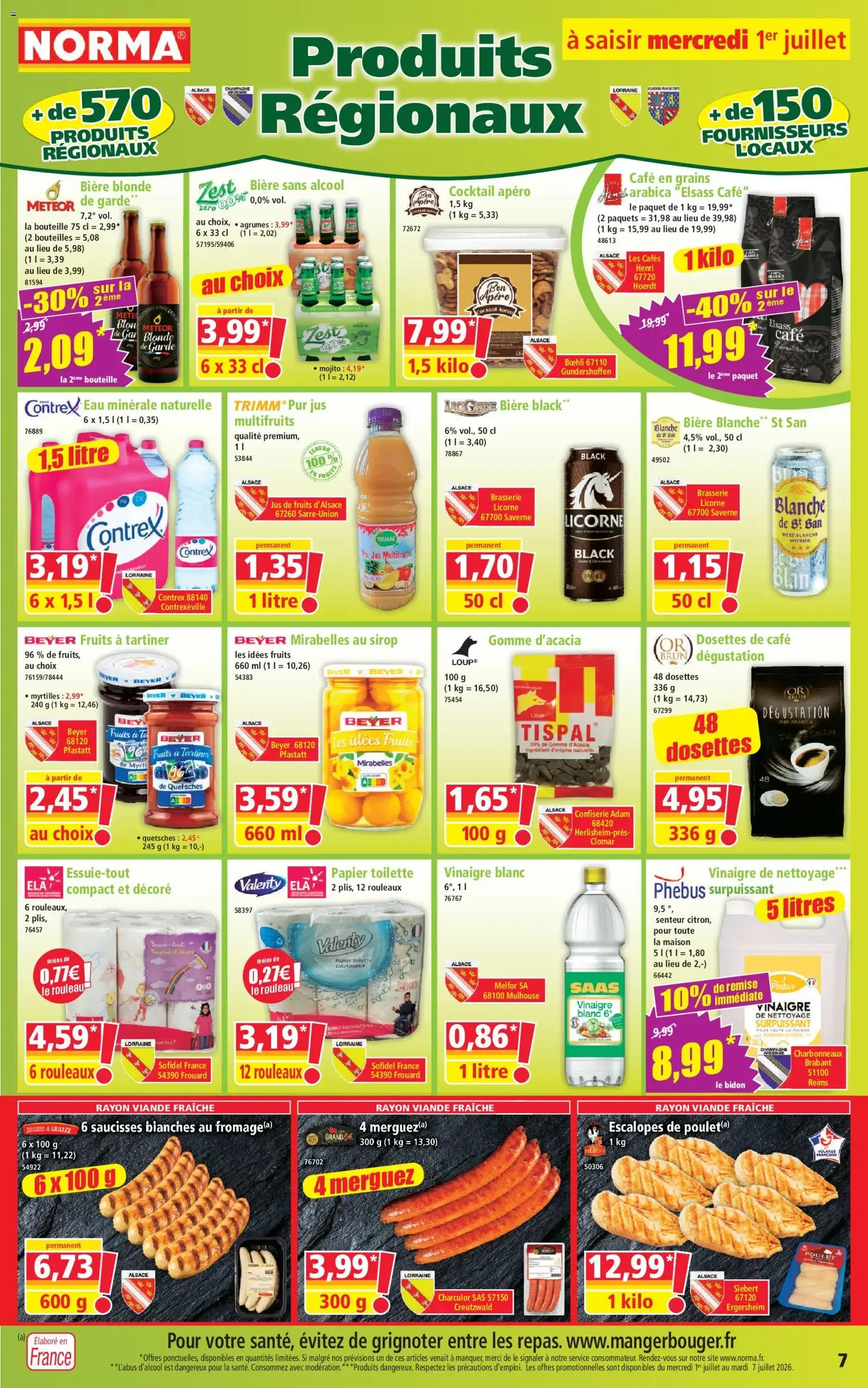 Norma catalogue - brochure valable à partir du 01/07/2026, page 7 sur 12
