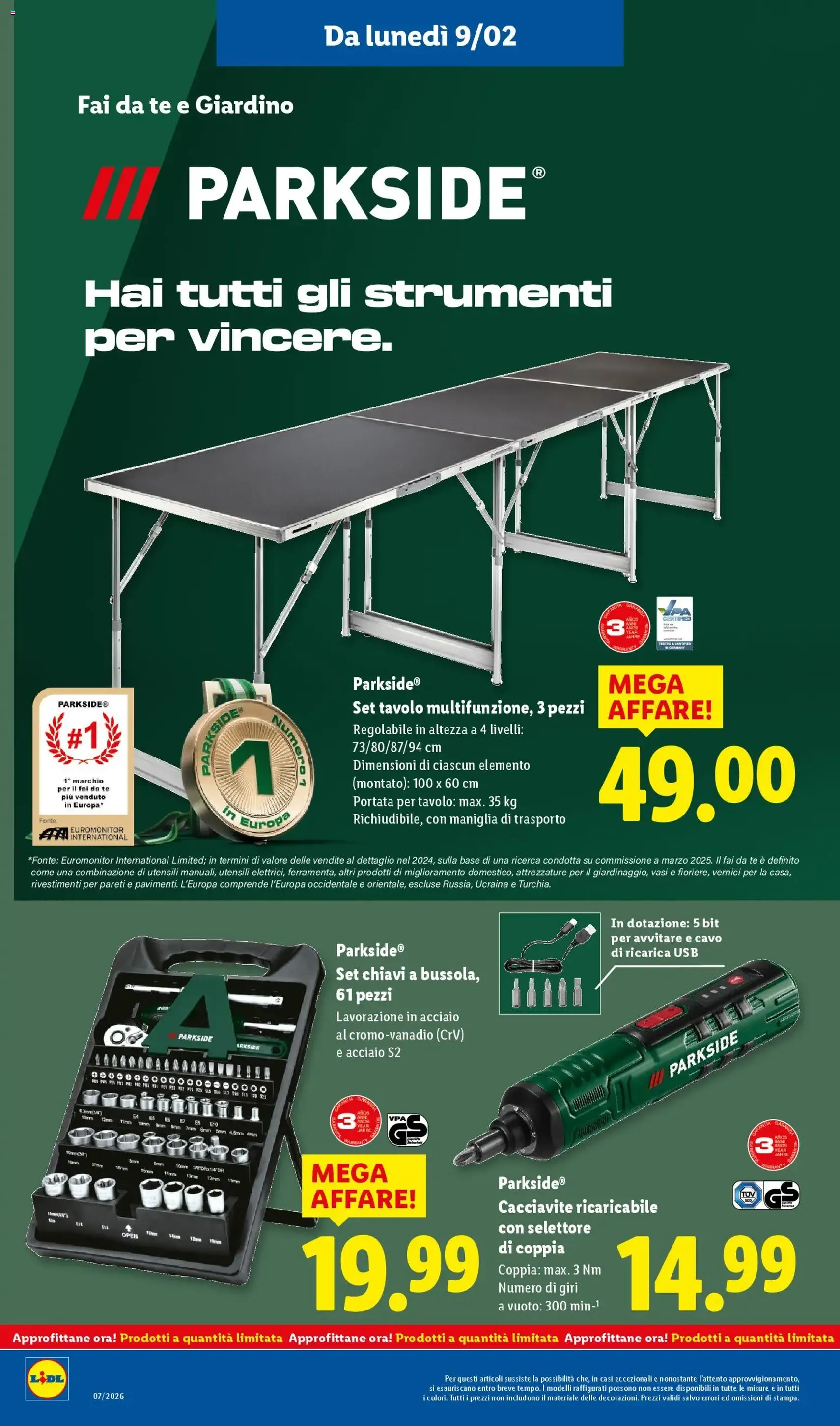 Volantino Lidl - volantino valido dal 09/02/2026 pagina 26 di 50