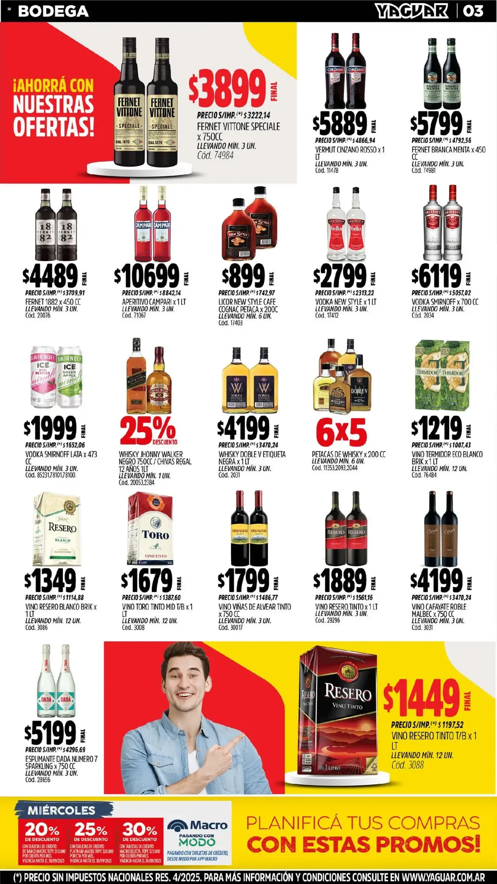 Yaguar catálogo - folleto válido desde 15/09/2025 página 4 de 34 Yaguar catálogo - folleto válido desde 15/09/2025 página 4 de 34