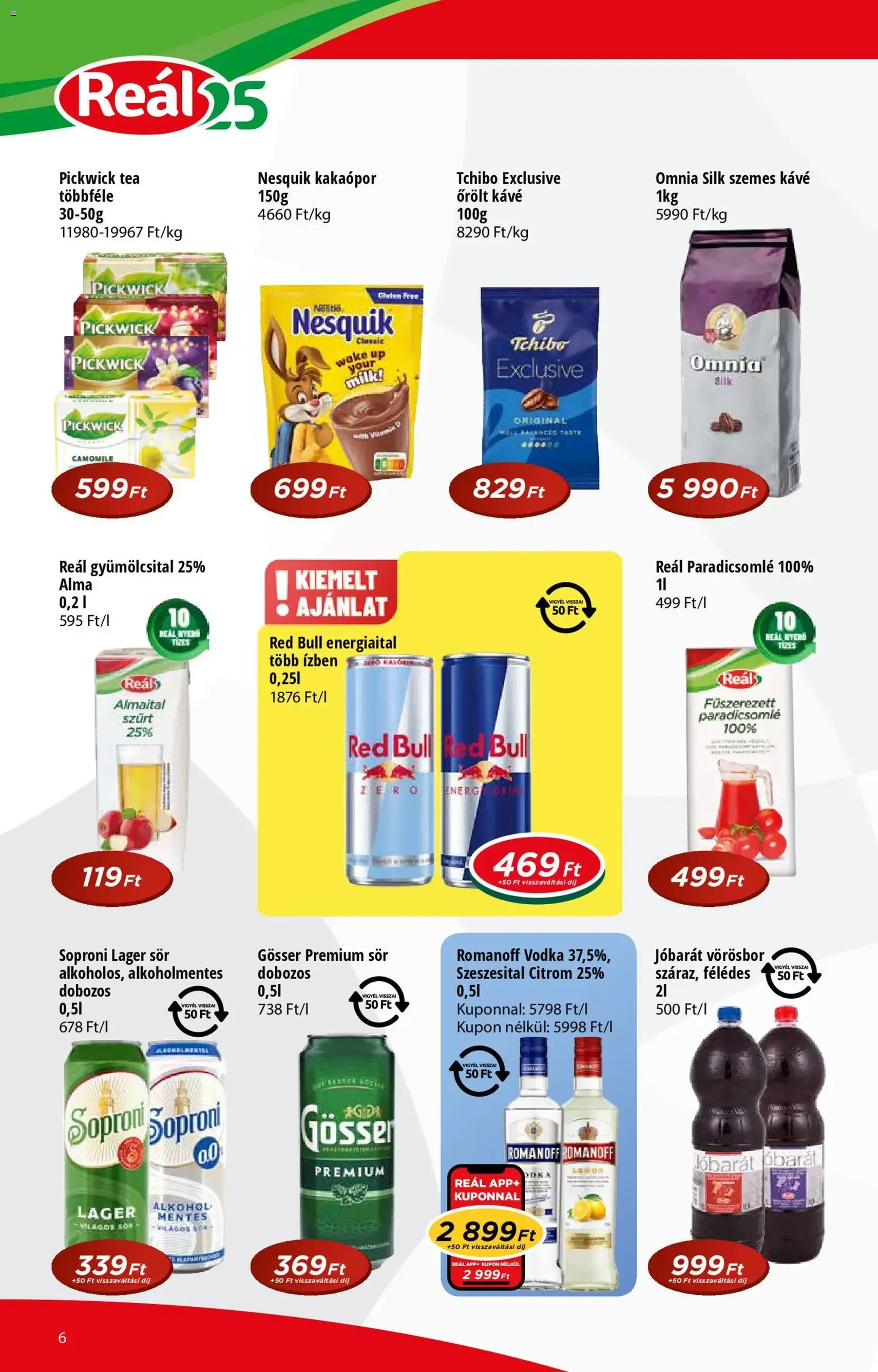 Reál - Akciós újság Pont - 2026.02.18. érvényes szórólap 6 oldal 8 oldalból