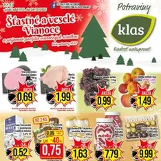Klas leták - náhľad letáku platný od 15.12.2023