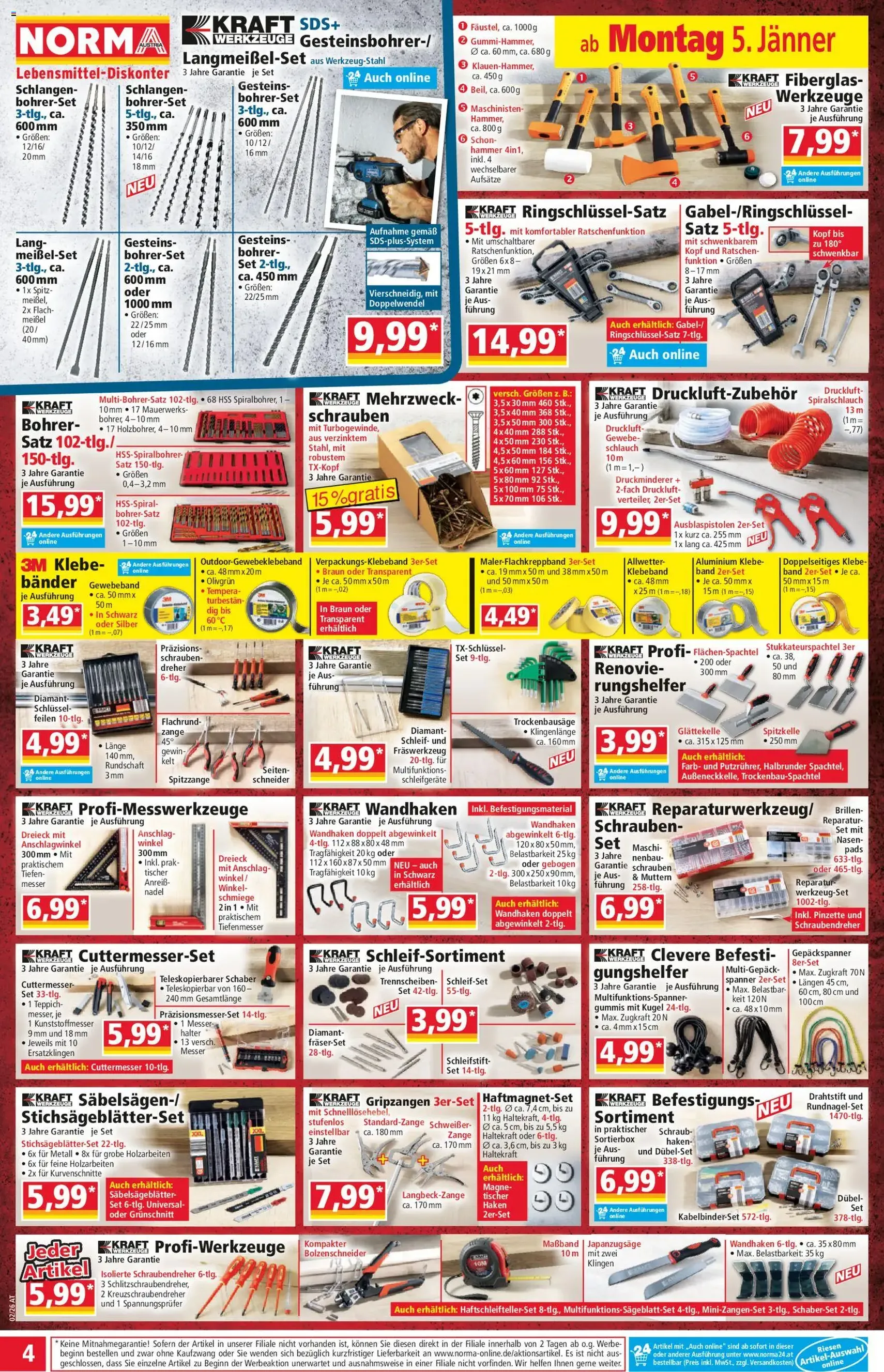 Norma Flugblatt - Gültiger Prospekt ab 05.01.2025, Seite 4 von insgesamt 20