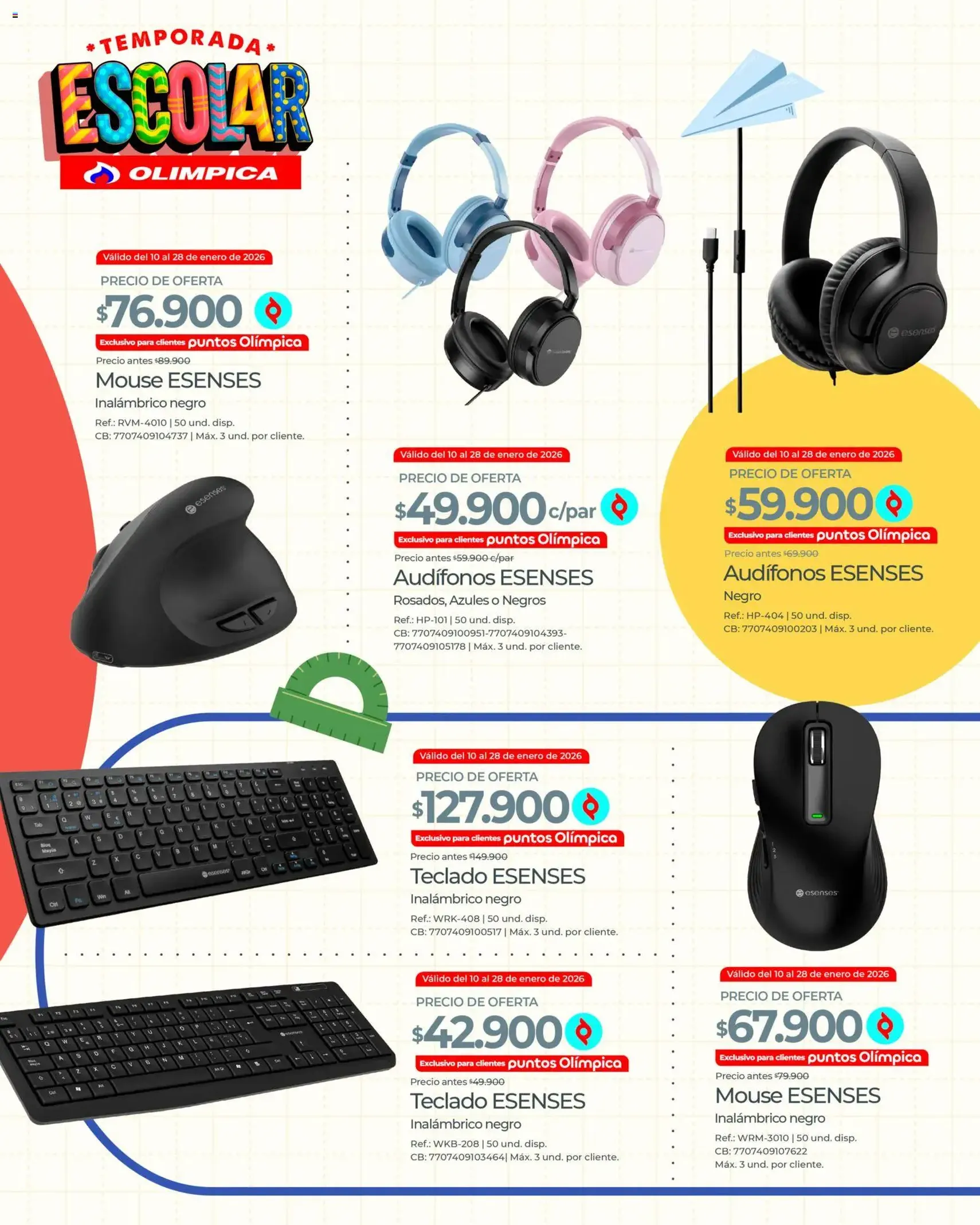 Olímpica - Temporada escolar - folleto válido desde 10/01/2026 página 19 de 37