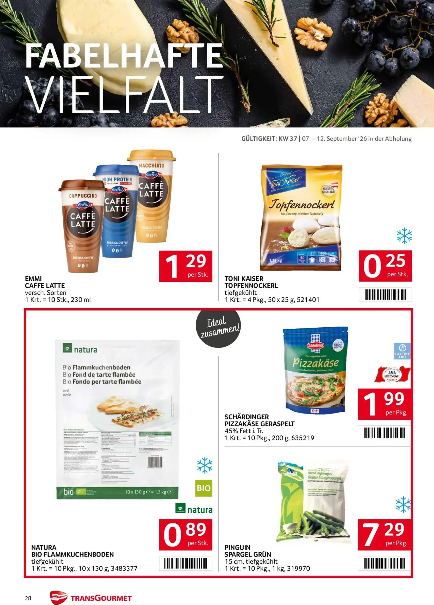 Transgourmet Flugblatt - Gültiger Prospekt ab 07.09.2026, Seite 28 von insgesamt 32