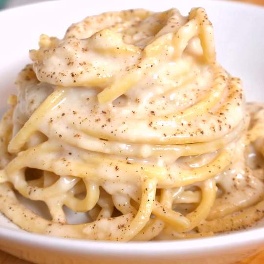 Anteprima ricetta Tonnarelli cacio e pepe