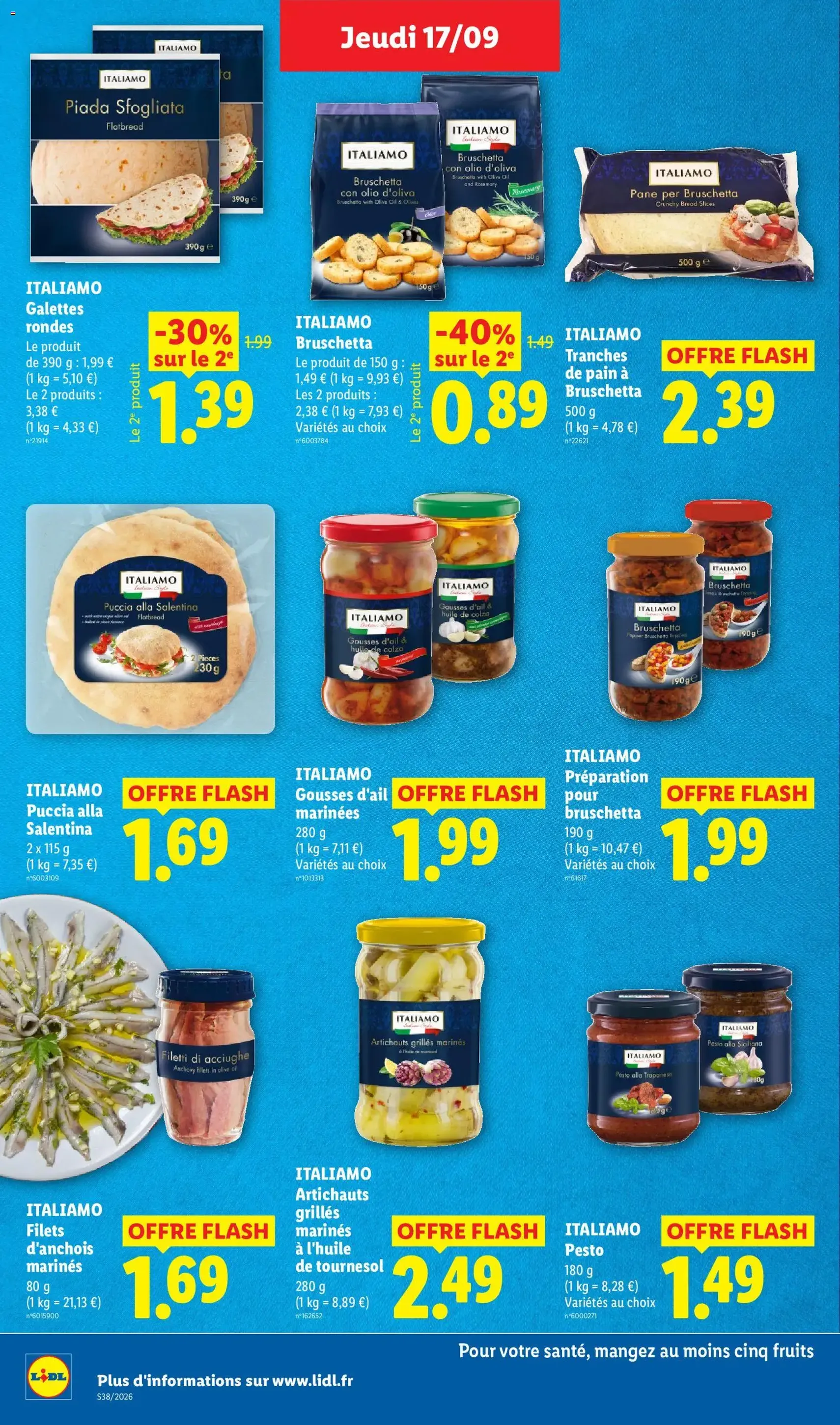 LIDL catalogue - brochure valable à partir du 17/09/2026, page 22 sur 67