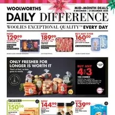 Woolworths Specials - Flyer preview valid from 08/12/2025