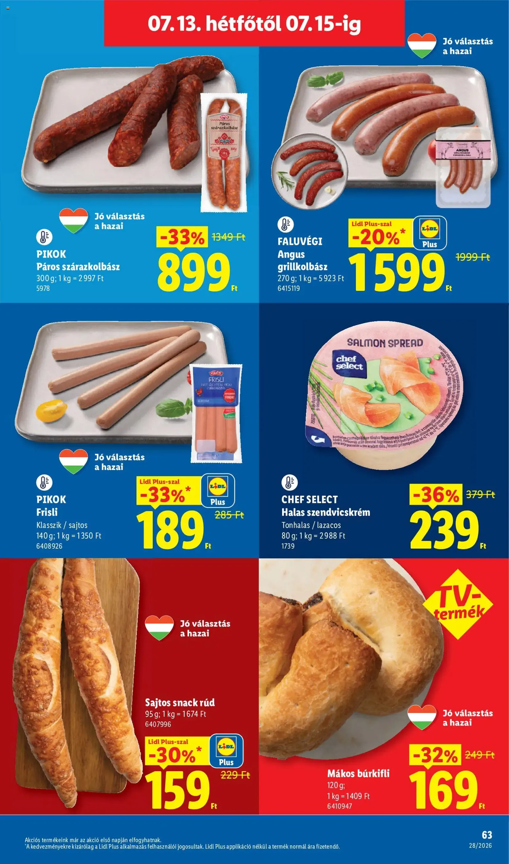 Lidl akciós újság - 2026.07.09. érvényes szórólap 63 oldal 80 oldalból