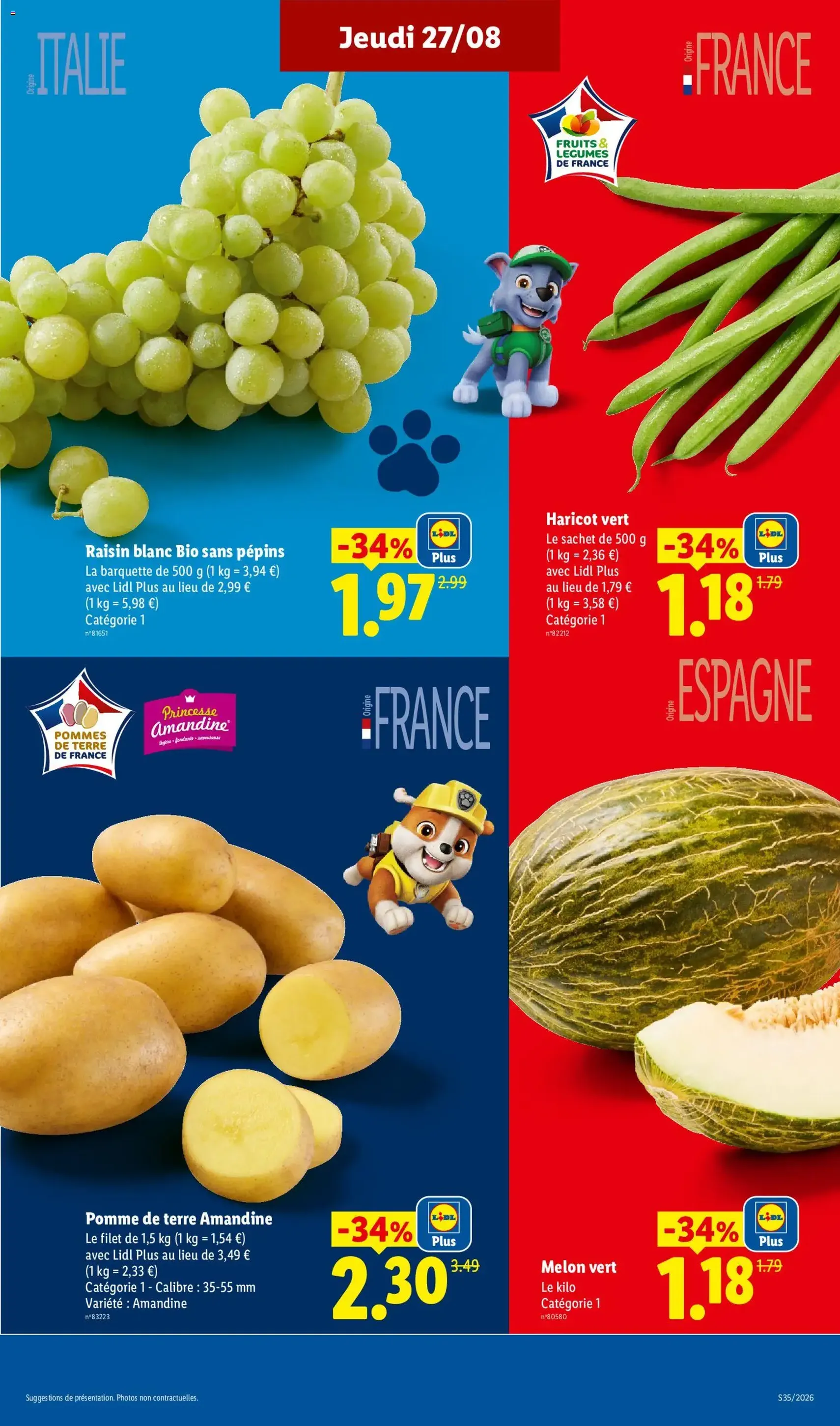 LIDL catalogue - brochure valable à partir du 27/08/2026, page 3 sur 61