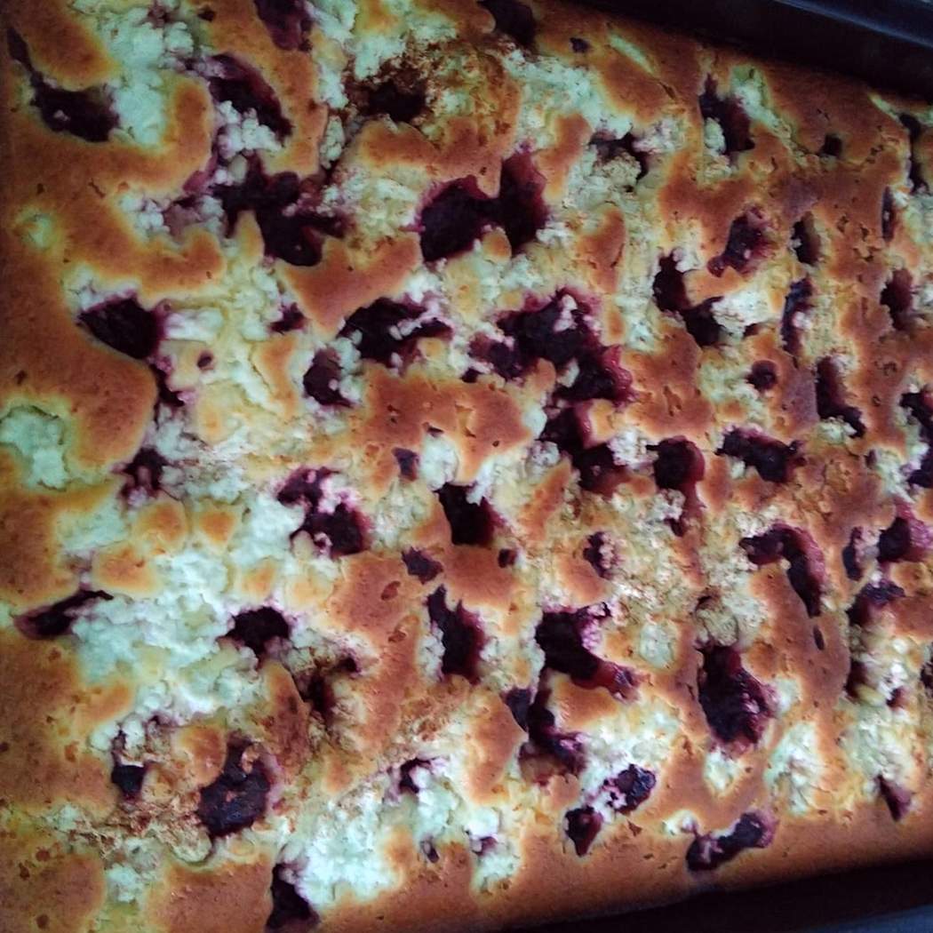 Túrós speltlisztes pite
