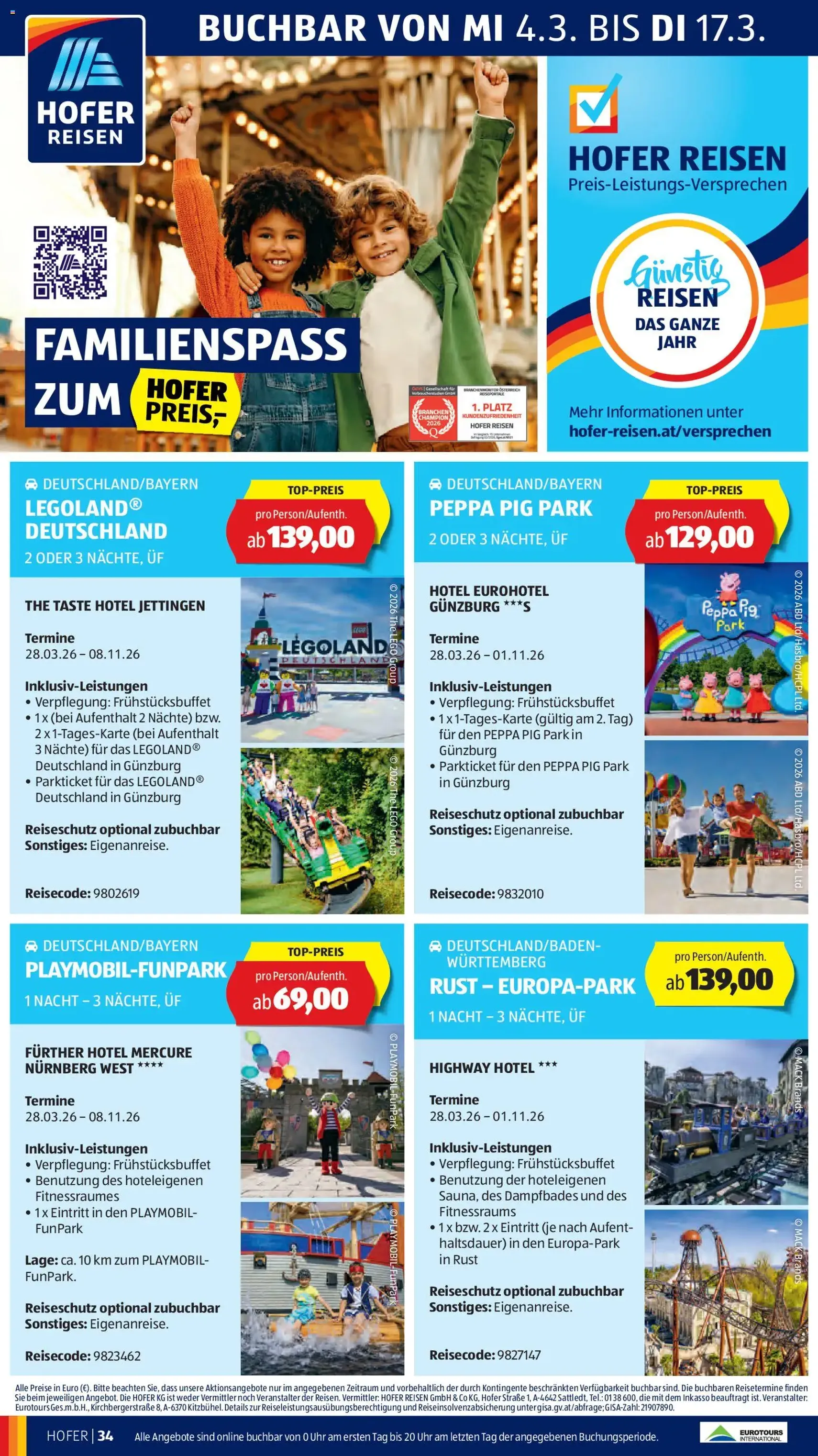 Hofer Flugblatt - Gültiger Prospekt ab 04.03.2026, Seite 42 von insgesamt 45