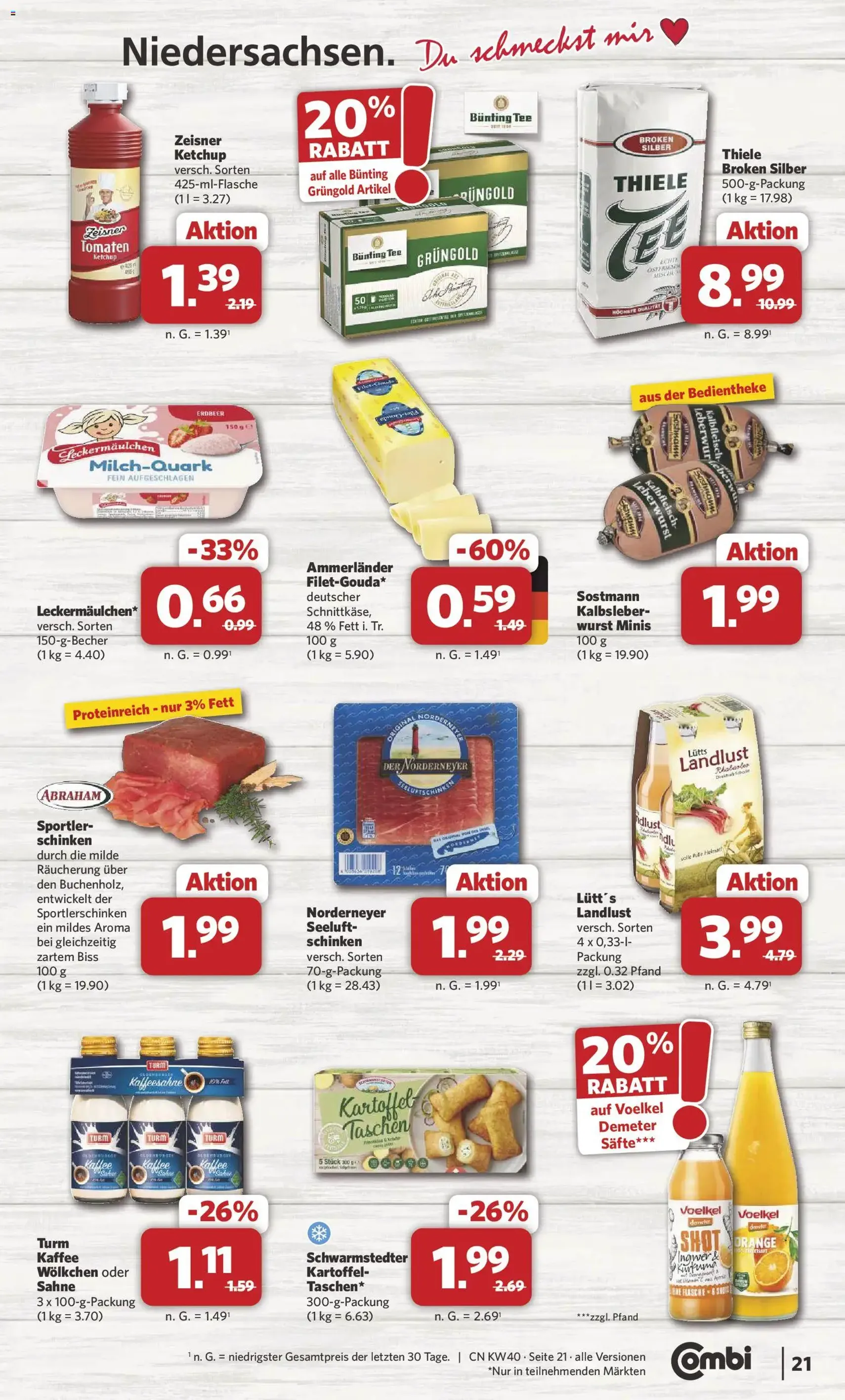 Combi Prospekt - Gültiger Prospekt ab 28.09.2026, Seite 21 von insgesamt 35