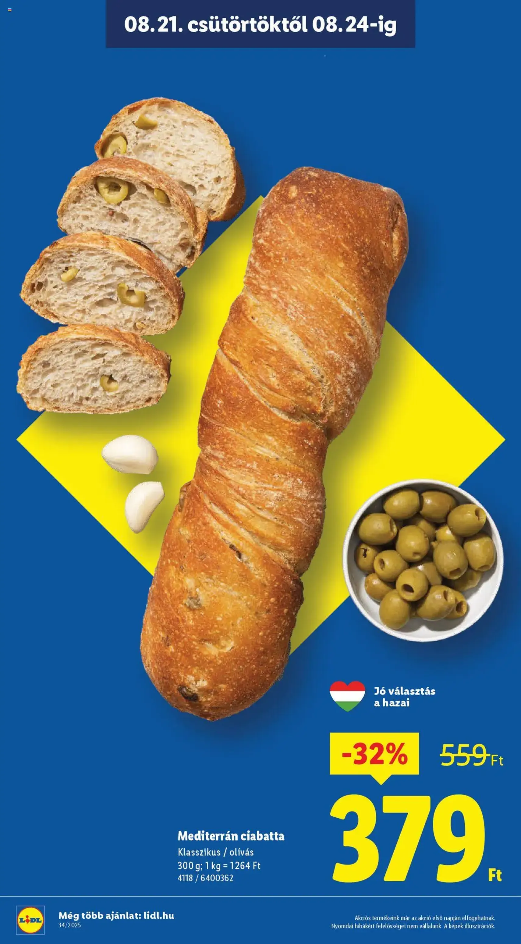Lidl Akciós újság - 2025.08.21. érvényes szórólap 2 oldal 70 oldalból
