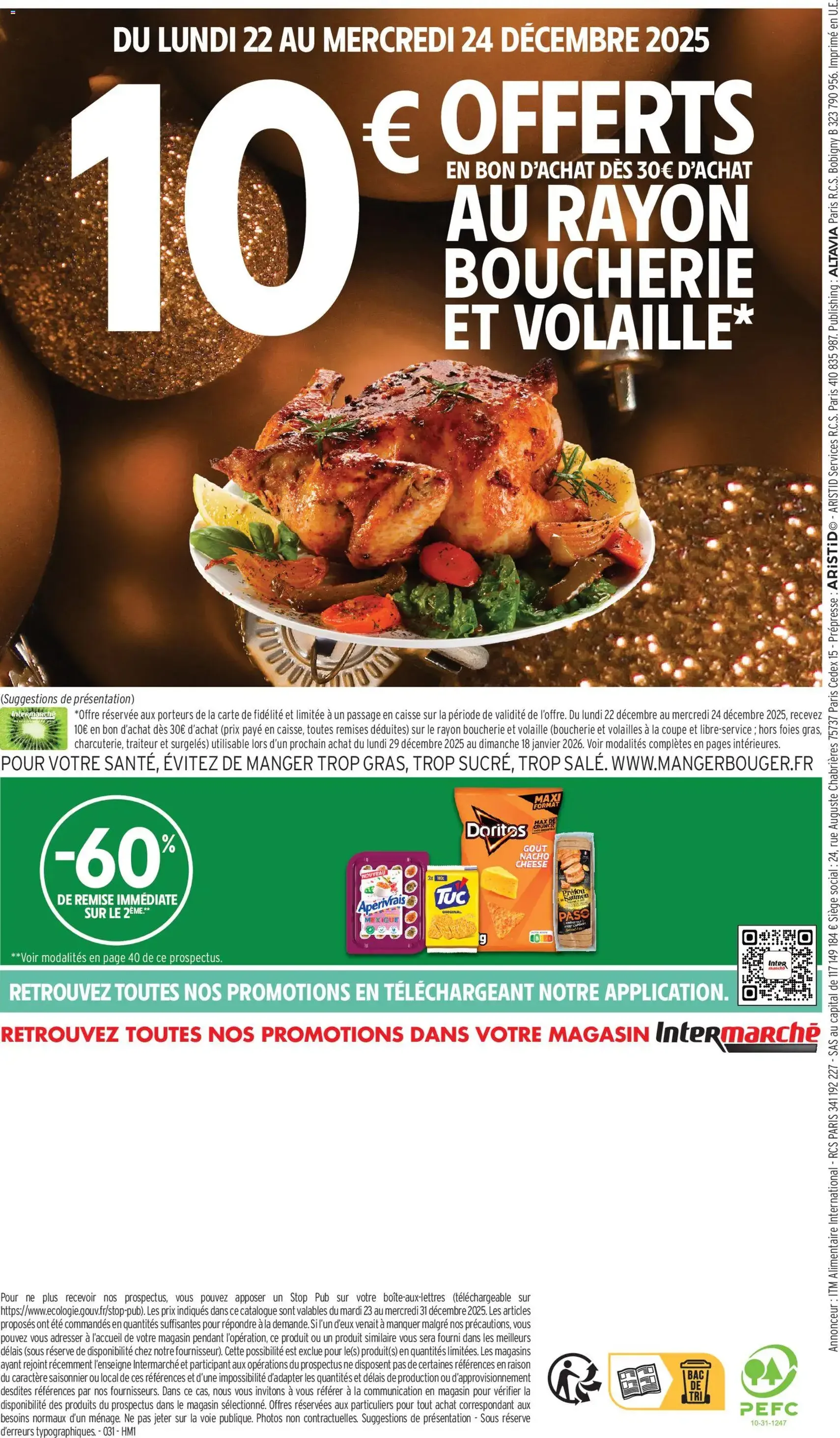 Intermarché catalogue semaine 52 - brochure valable à partir du 23/12/2025, page 44 sur 44