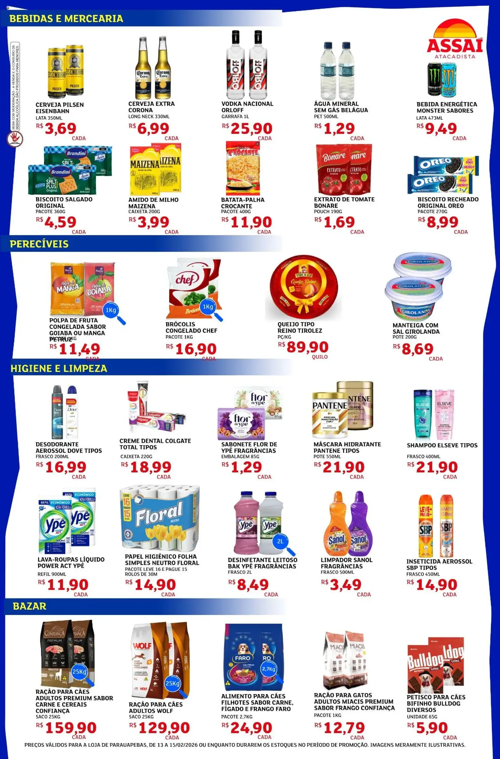 Encarte Assaí Atacadista - folheto válido a partir de 13/02/2026 página 2 de 3