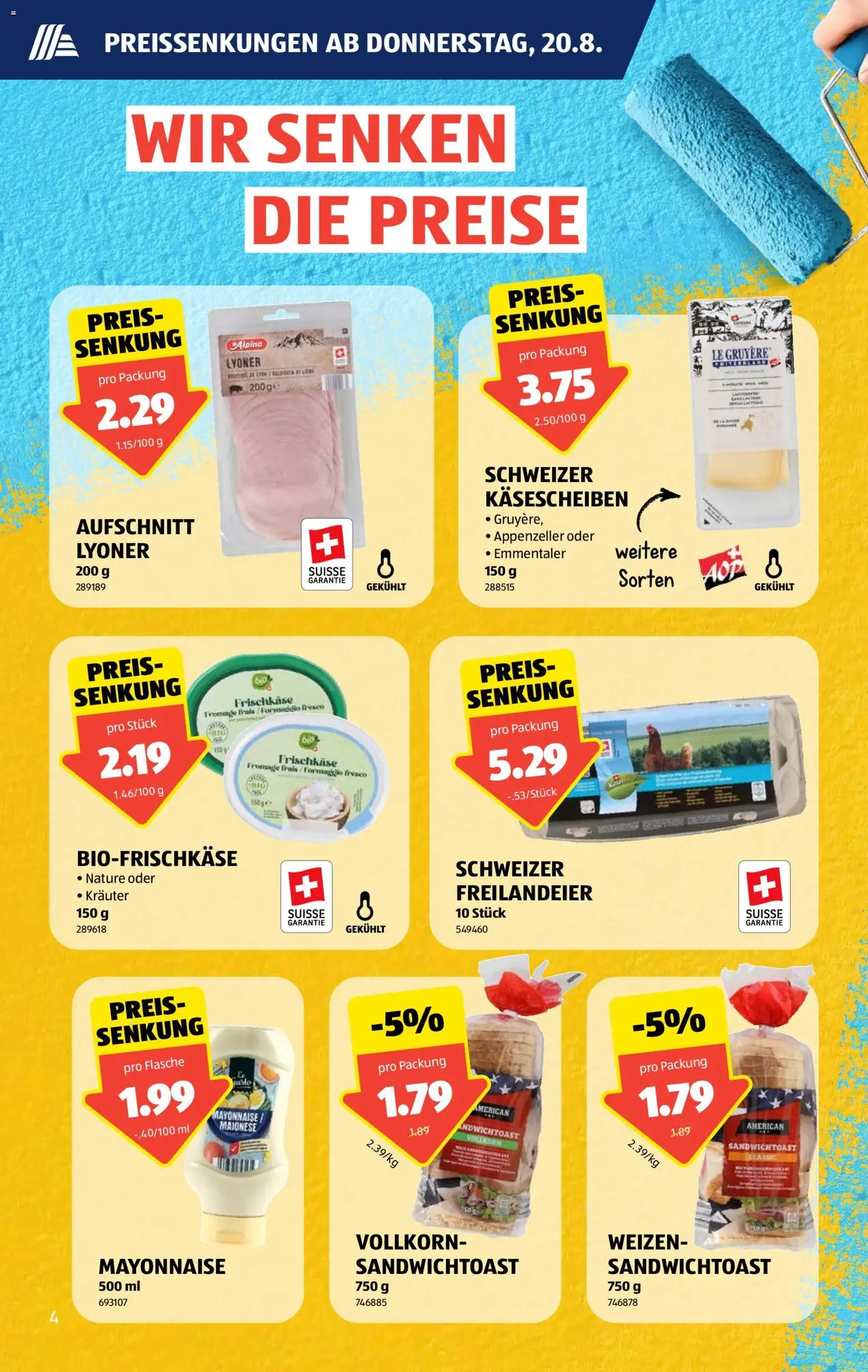 Aldi aktionen - Gültiger Prospekt ab 20.08.2026, Seite 4 von insgesamt 40
