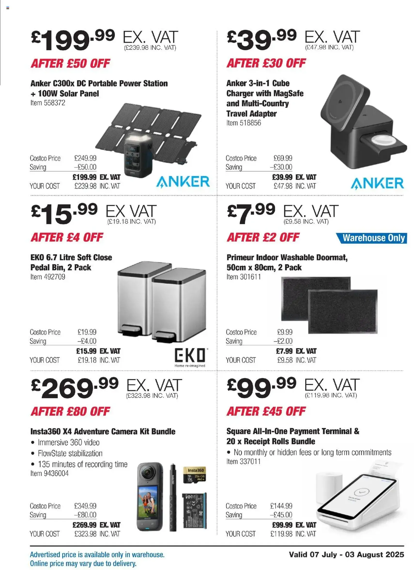 Costco - ENGLAND ONLY - valid flyer from 07/07/2025, page 7 of 36