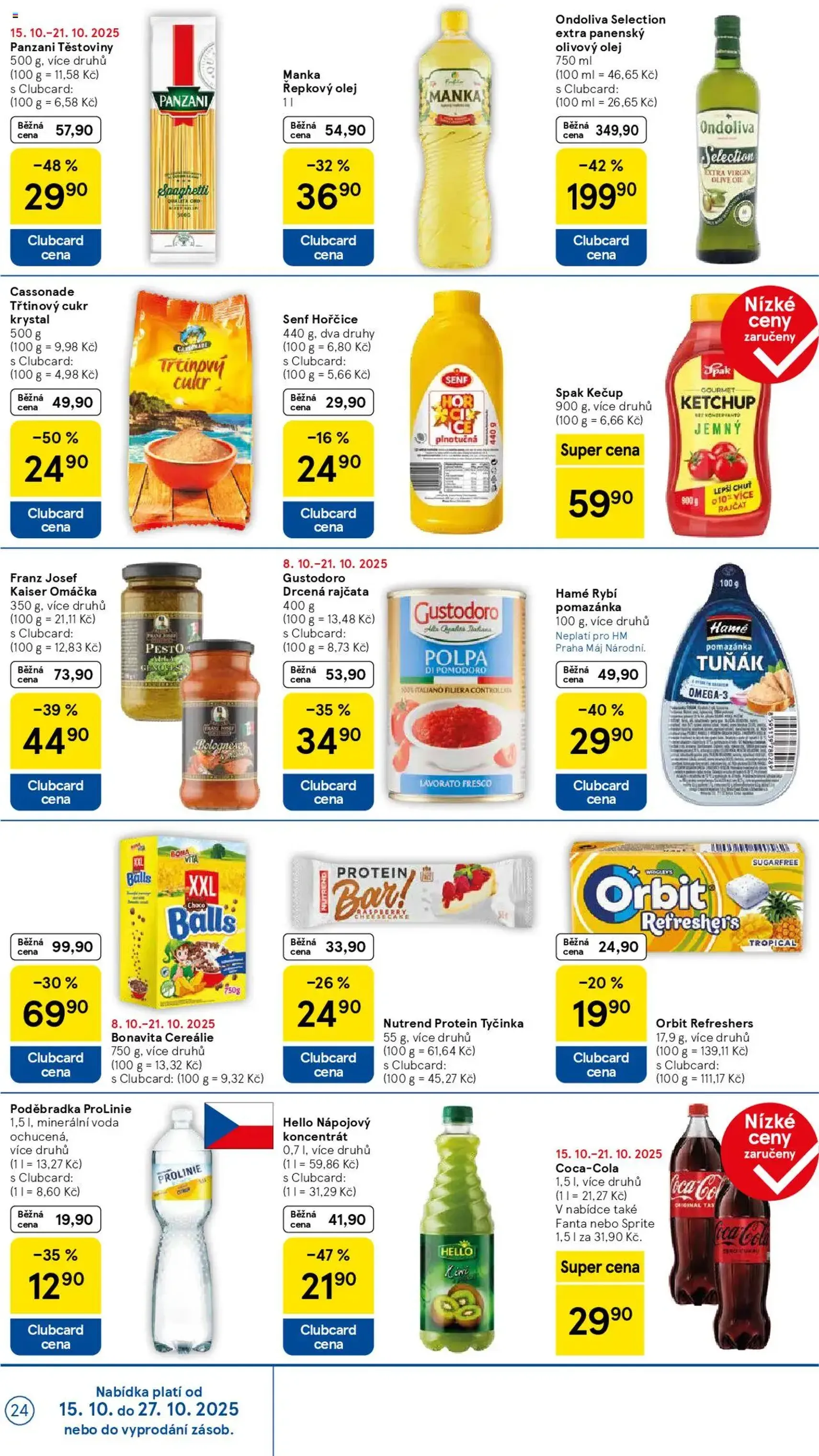 Tesco leták - Hypermarket - platný leták od 15.10.2025 strana 24 z 32 Tesco leták - Hypermarket - platný leták od 15.10.2025 strana 24 z 32