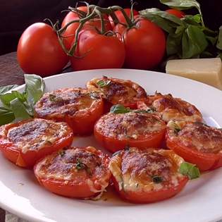 Recipe preview Easy homemade Roasted tomatoes with Parmesan cheese recipe