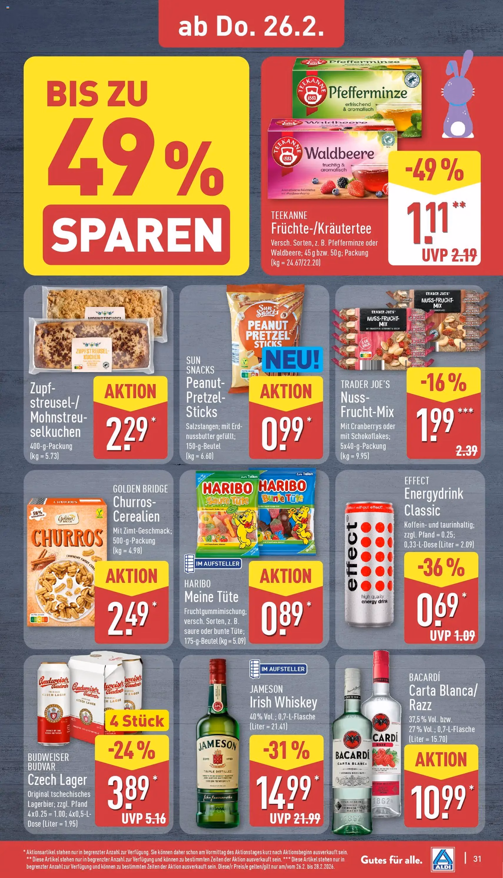 Aldi Prospekt - Gültiger Prospekt ab 23.02.2026, Seite 34 von insgesamt 41