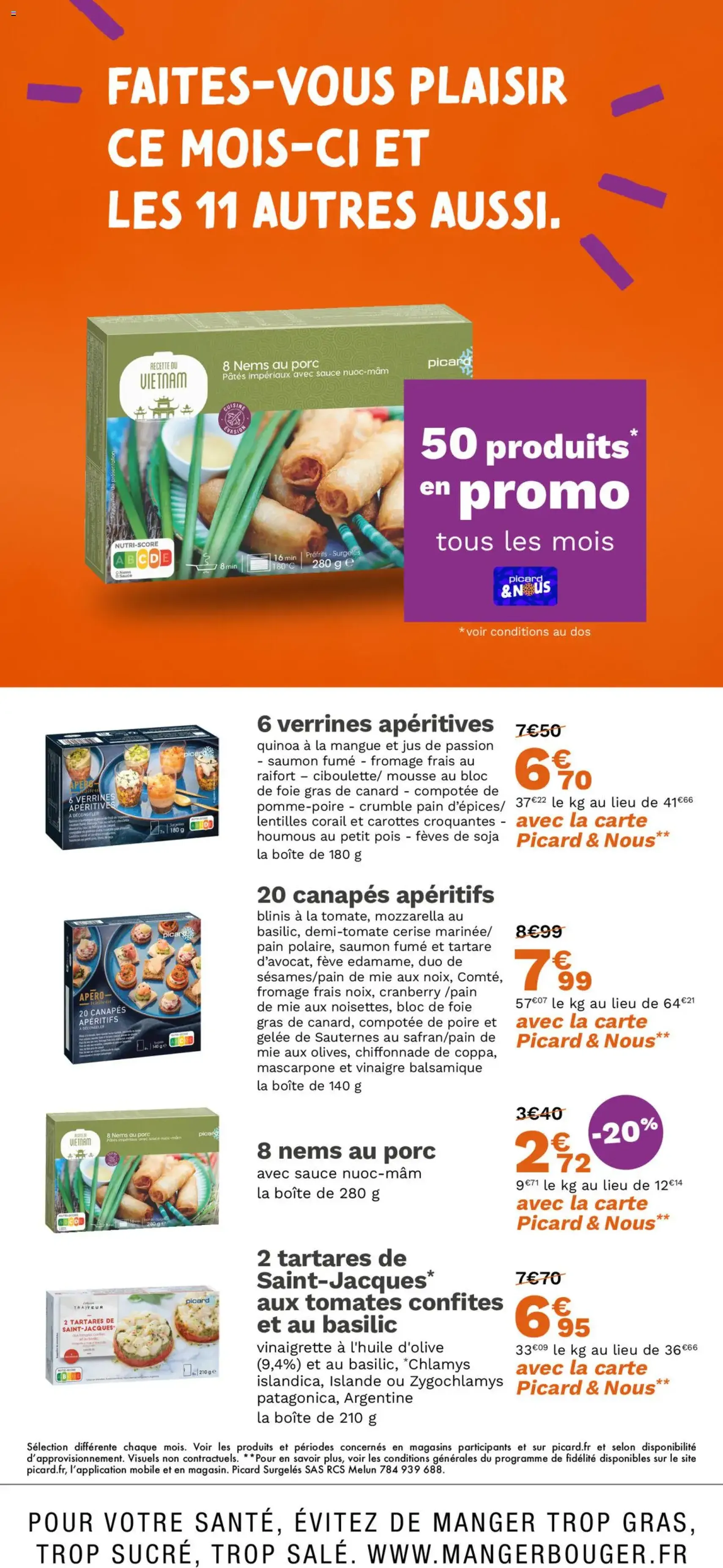 Picard catalogue - brochure valable à partir du 28/07/2025, page 2 sur 12 Picard catalogue - brochure valable à partir du 28/07/2025, page 2 sur 12