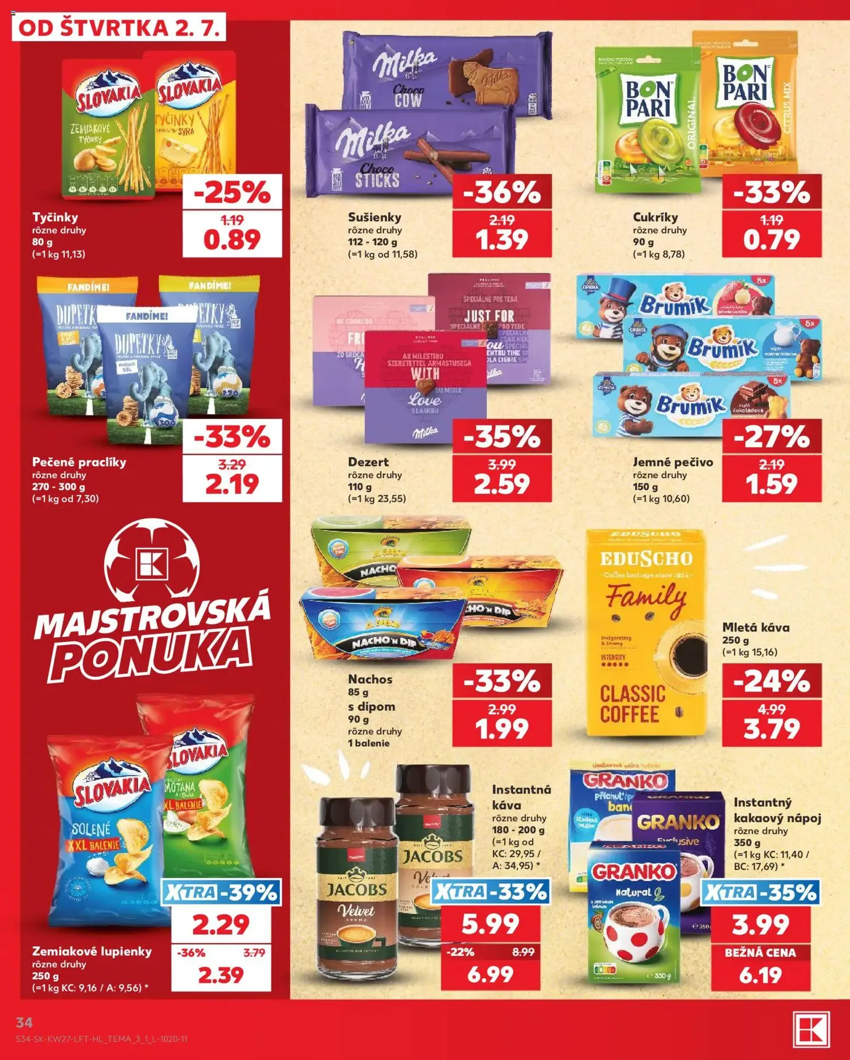 Kaufland SK akciós újság - 2026.07.02. érvényes szórólap 34 oldal 80 oldalból