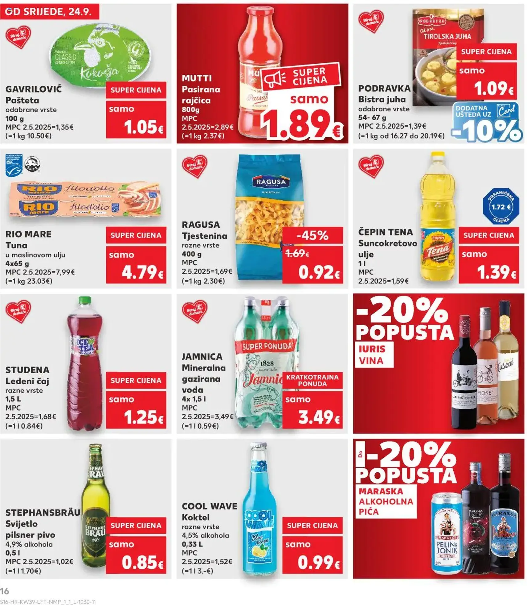 Kaufland HR - Osijek - 2025.09.24. érvényes szórólap 16 oldal 32 oldalból
