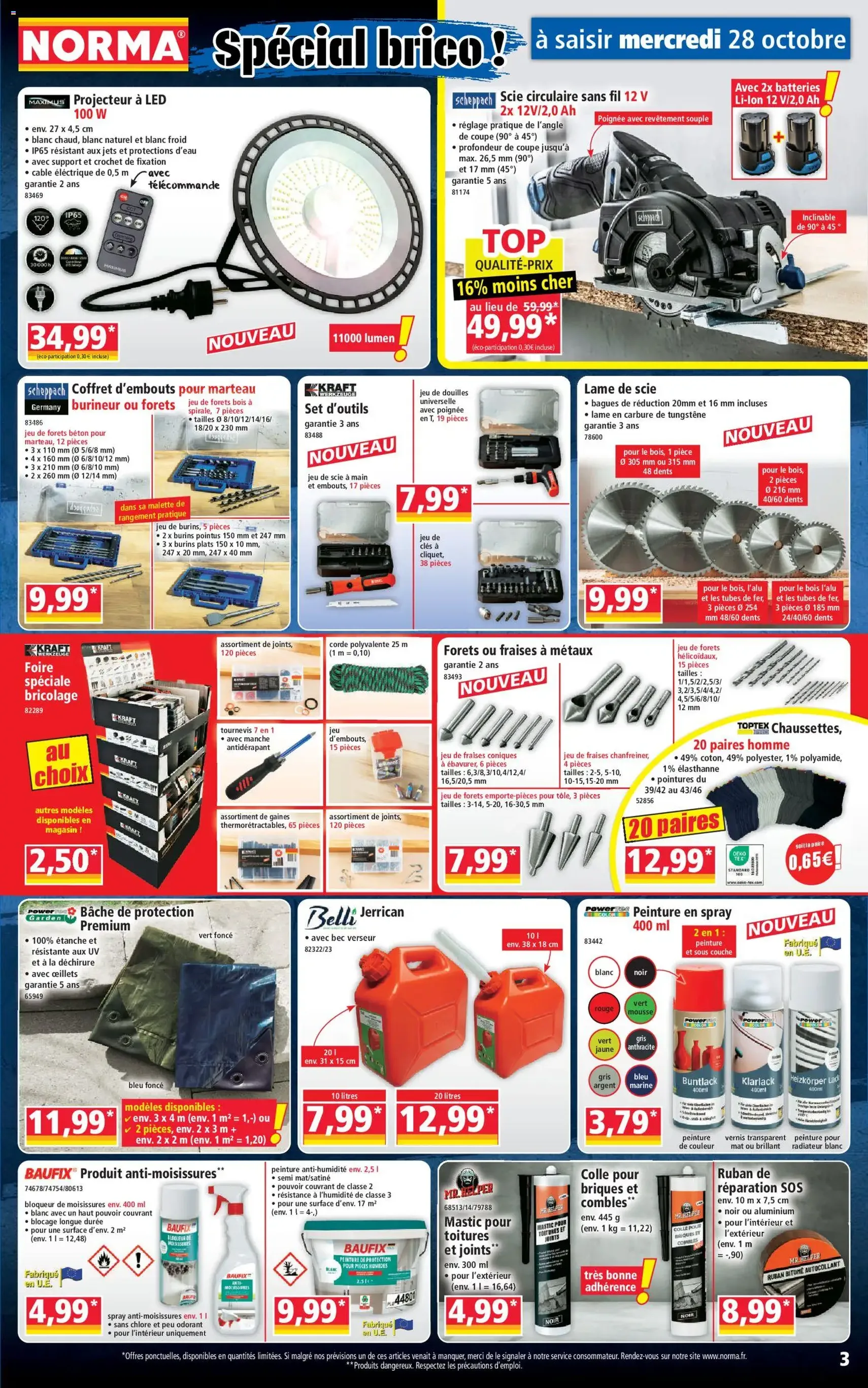 Norma catalogue - brochure valable à partir du 28/10/2026, page 3 sur 12