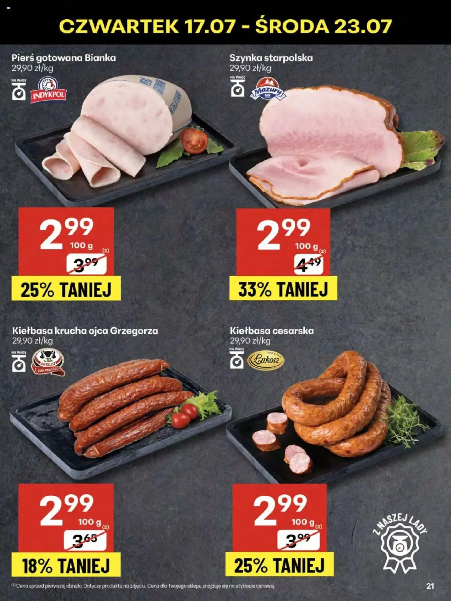 Delikatesy Centrum Gazetka - ważny gazetka od 17.07.2025 strona 21 z 61 Delikatesy Centrum Gazetka - ważny gazetka od 17.07.2025 strona 21 z 61