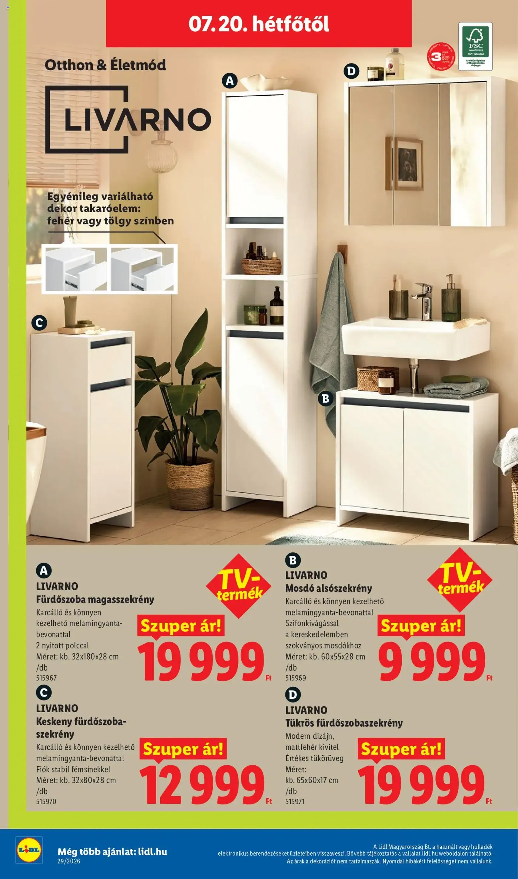 Lidl akciós újság - 2026.07.16. érvényes szórólap 64 oldal 88 oldalból