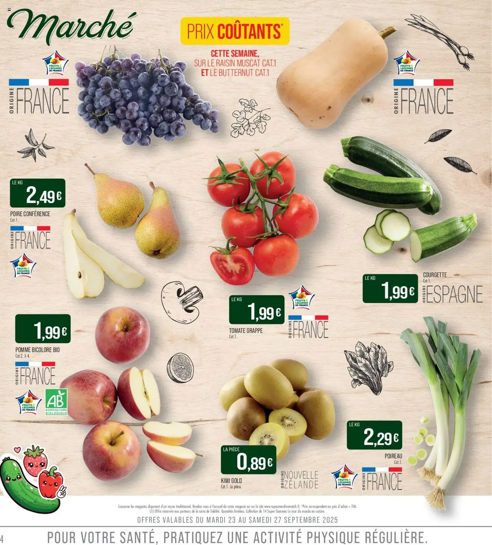 Match Supermarché catalogue - brochure valable à partir du 23/09/2025, page 4 sur 24