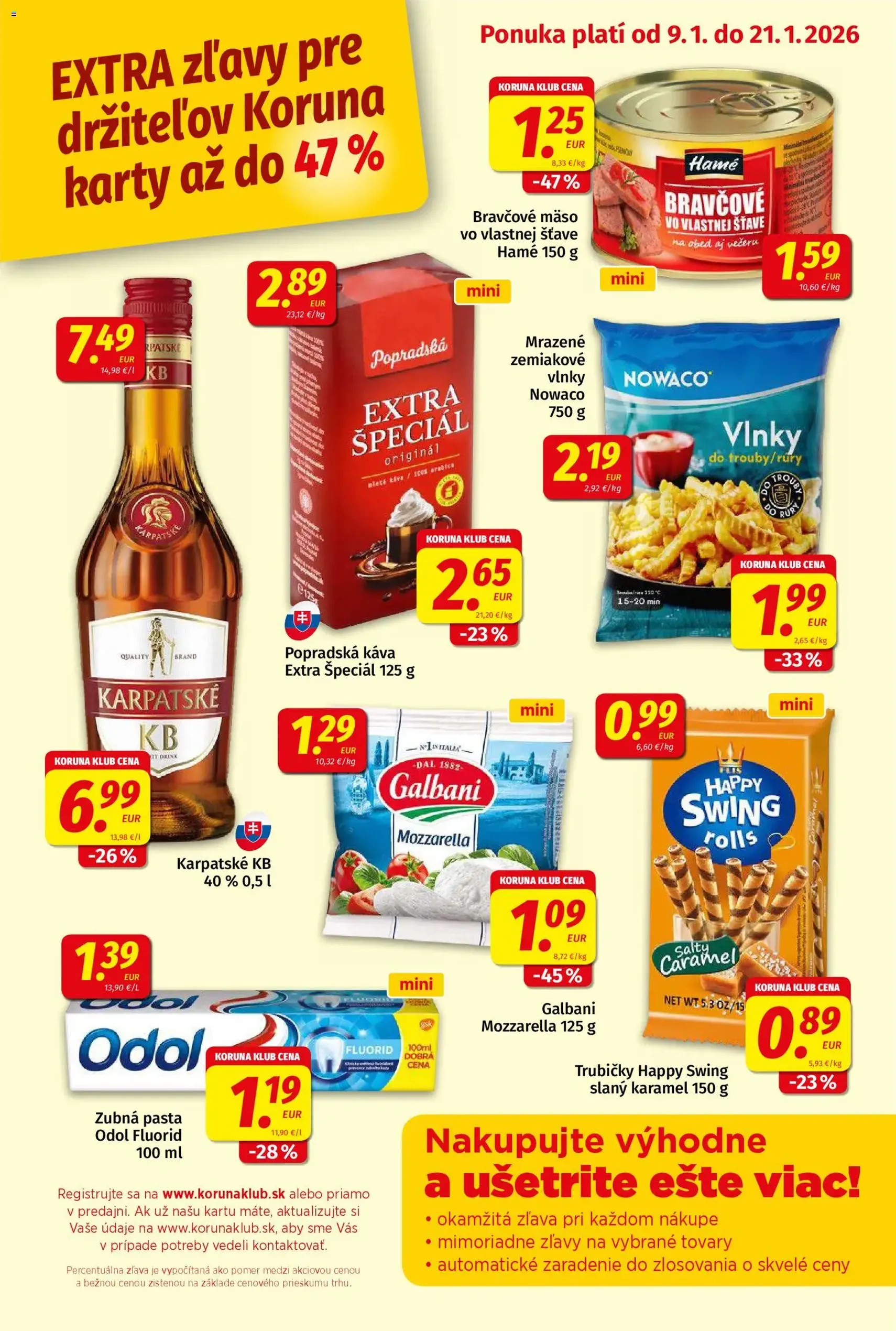 Koruna leták - platný leták od 09.01.2026 strana 9 z 20
