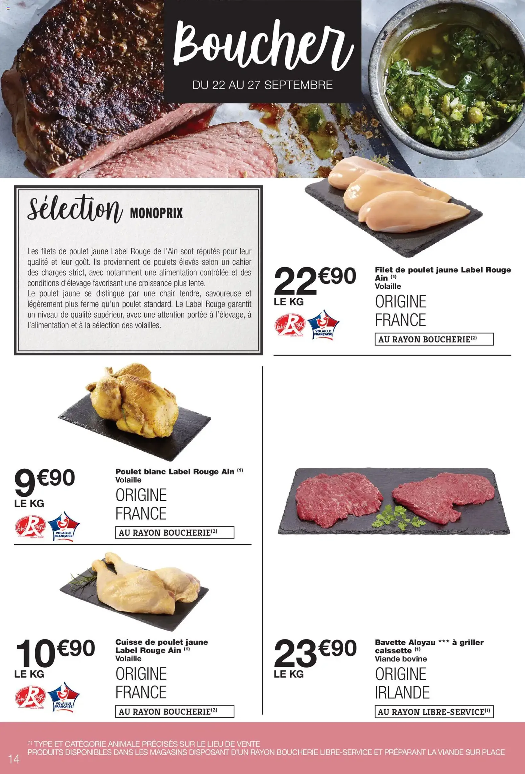 Monoprix catalogue - brochure valable à partir du 22/09/2026, page 14 sur 64