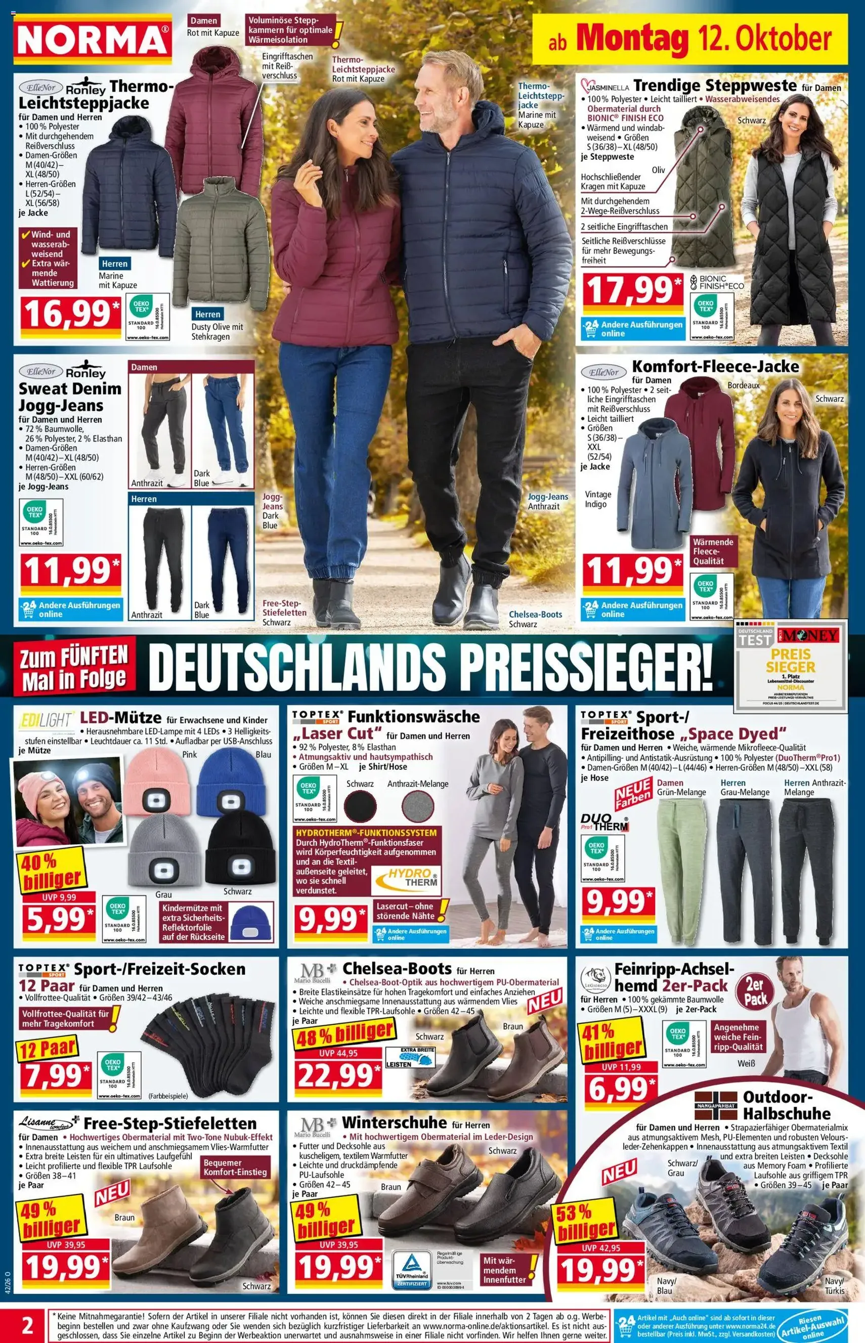 Norma Prospekt - Gültiger Prospekt ab 12.10.2026, Seite 2 von insgesamt 27