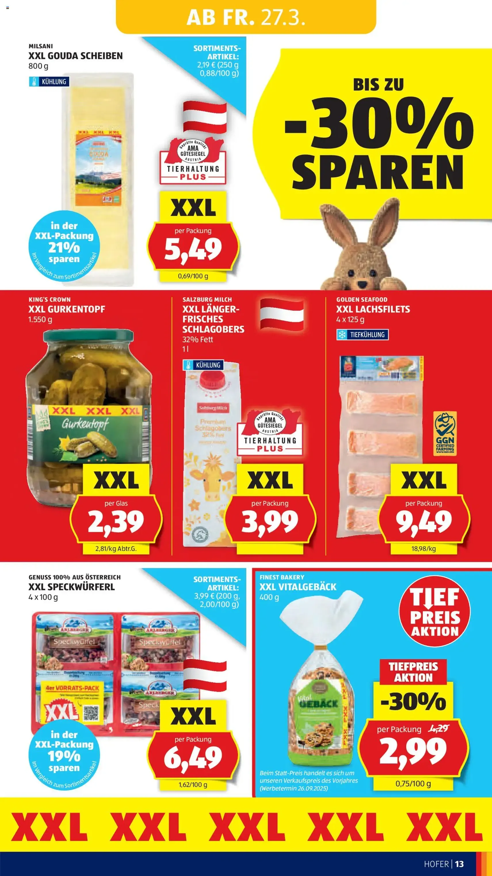 Hofer Flugblatt - Gültiger Prospekt ab 27.03.2026, Seite 17 von insgesamt 46