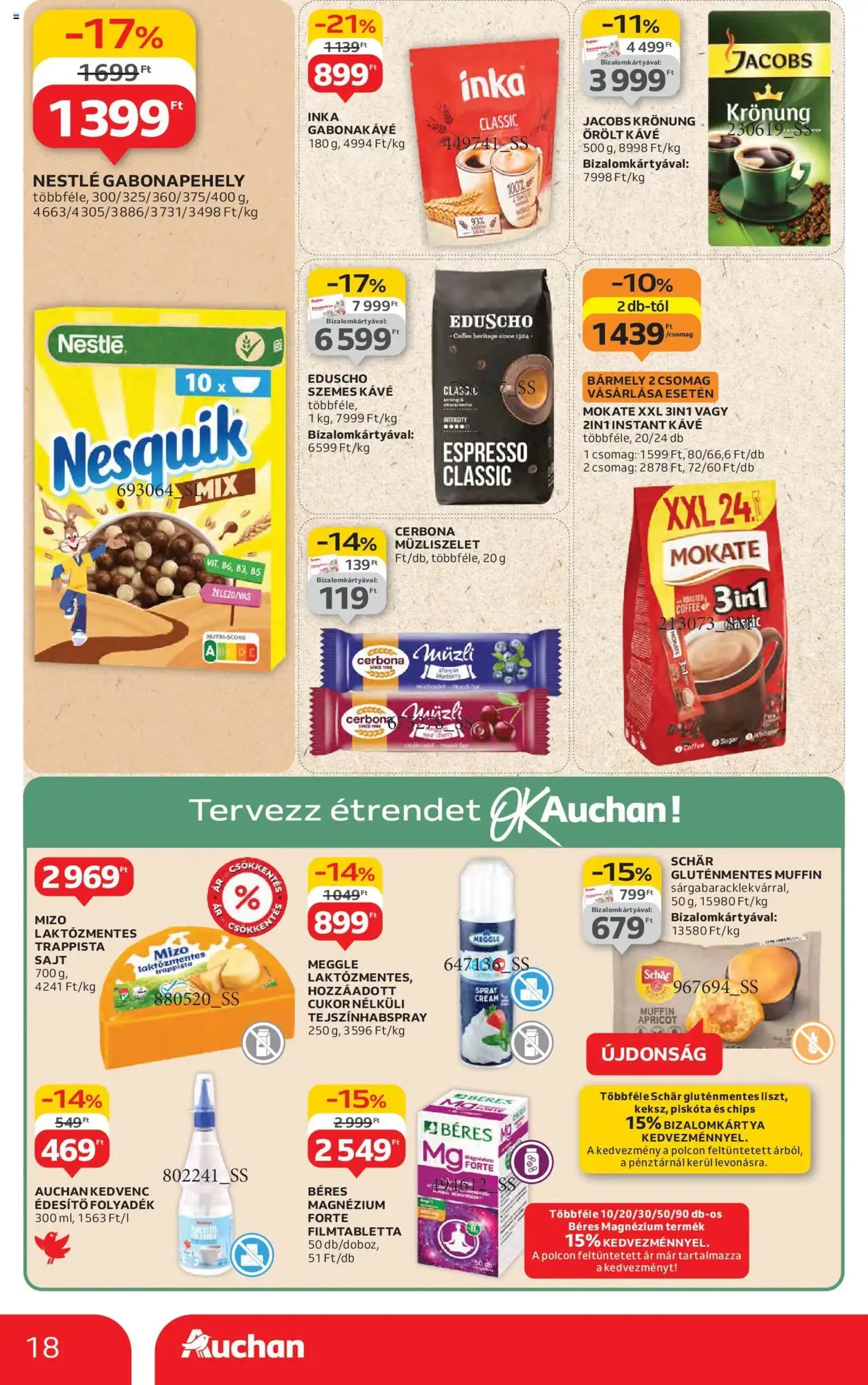 Auchan Akciós újság - 2025.07.31. érvényes szórólap 18 oldal 42 oldalból Auchan Akciós újság - 2025.07.31. érvényes szórólap 18 oldal 42 oldalból