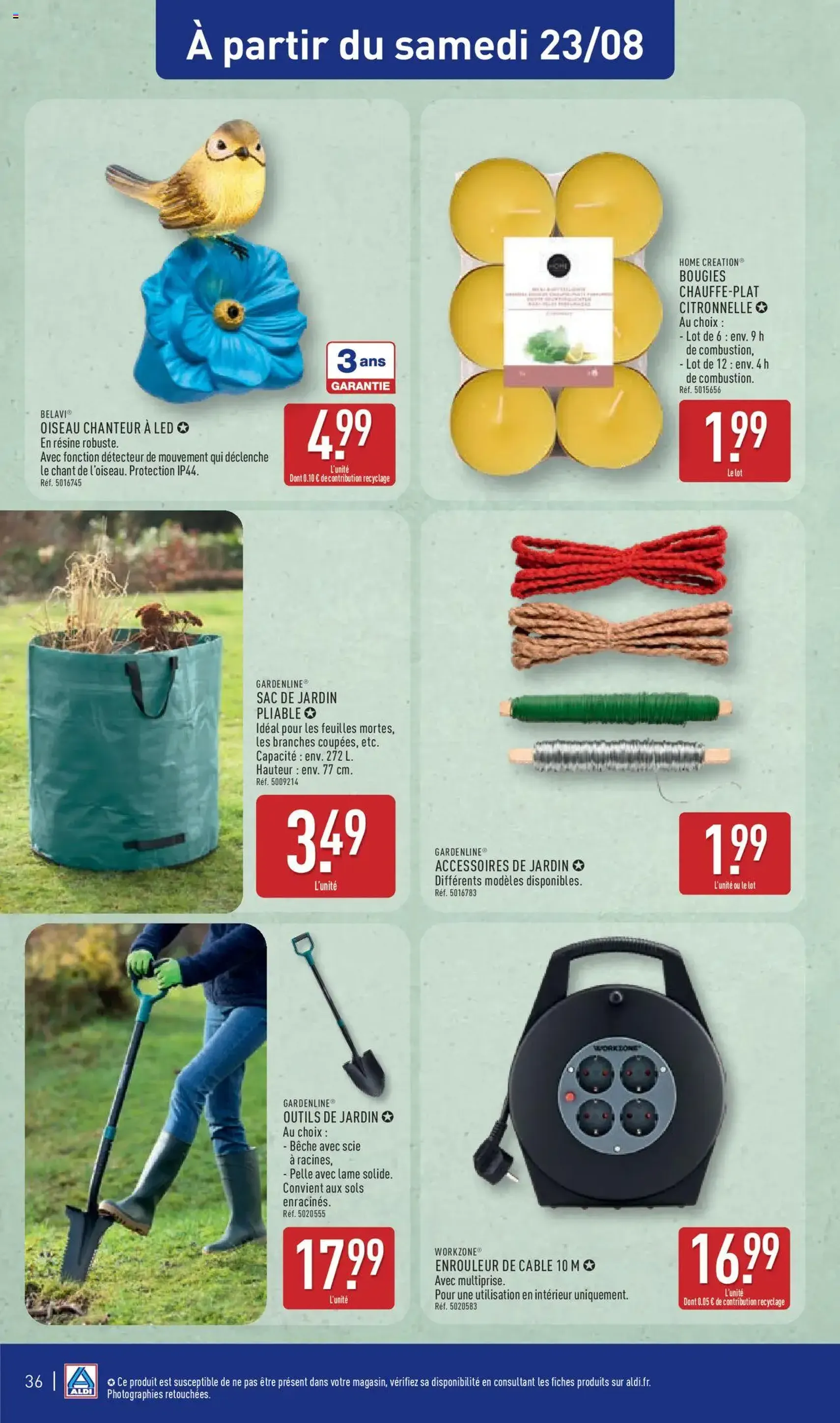 Aldi catalogue semaine 34 - brochure valable à partir du 19/08/2025, page 38 sur 43 Aldi catalogue semaine 34 - brochure valable à partir du 19/08/2025, page 38 sur 43