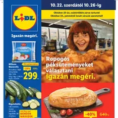 Lidl Akciós újság - szórólap előnézete érvényes 2025.10.22. -tól