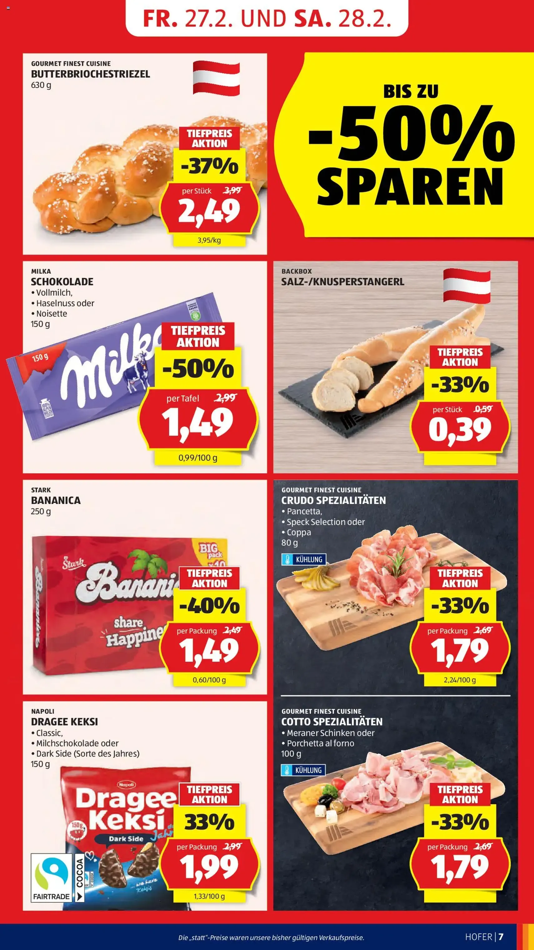 Hofer Flugblatt - Gültiger Prospekt ab 25.02.2026, Seite 9 von insgesamt 41