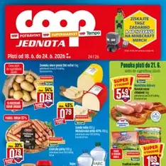 COOP Jednota leták - náhľad letáku platný od 18.06.2026