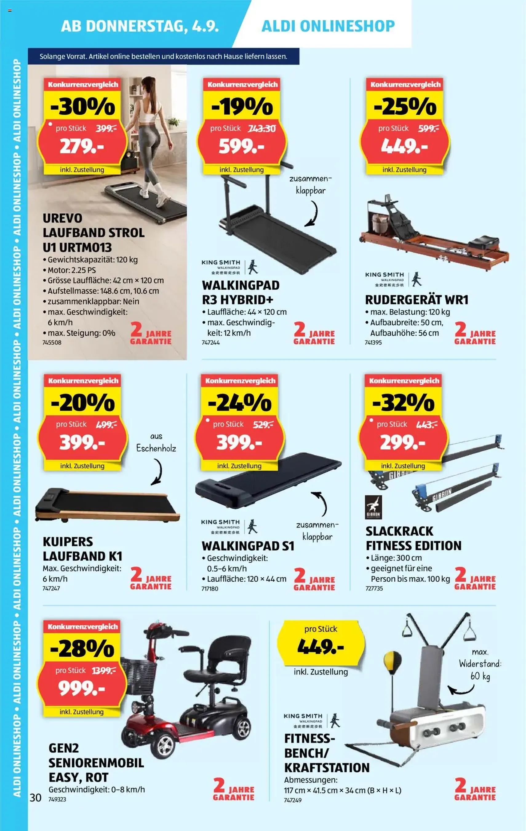 Aldi Aktionen - Gültiger Prospekt ab 04.09.2025, Seite 30 von insgesamt 35 Aldi Aktionen - Gültiger Prospekt ab 04.09.2025, Seite 30 von insgesamt 35