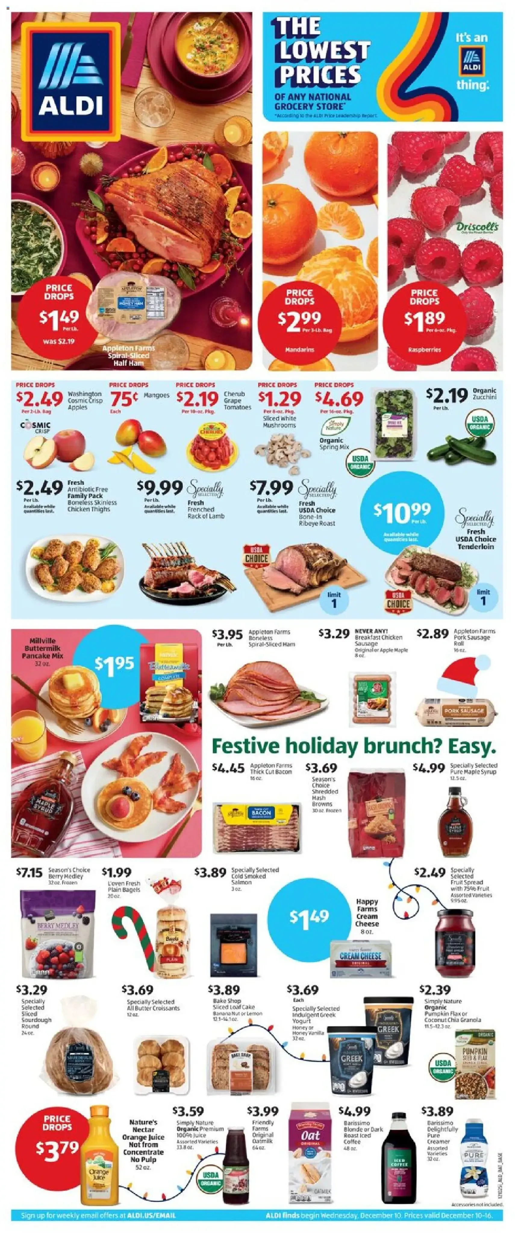 Aldi Weekly Ad - valid flyer from 12/10/2025, page 1 of 4