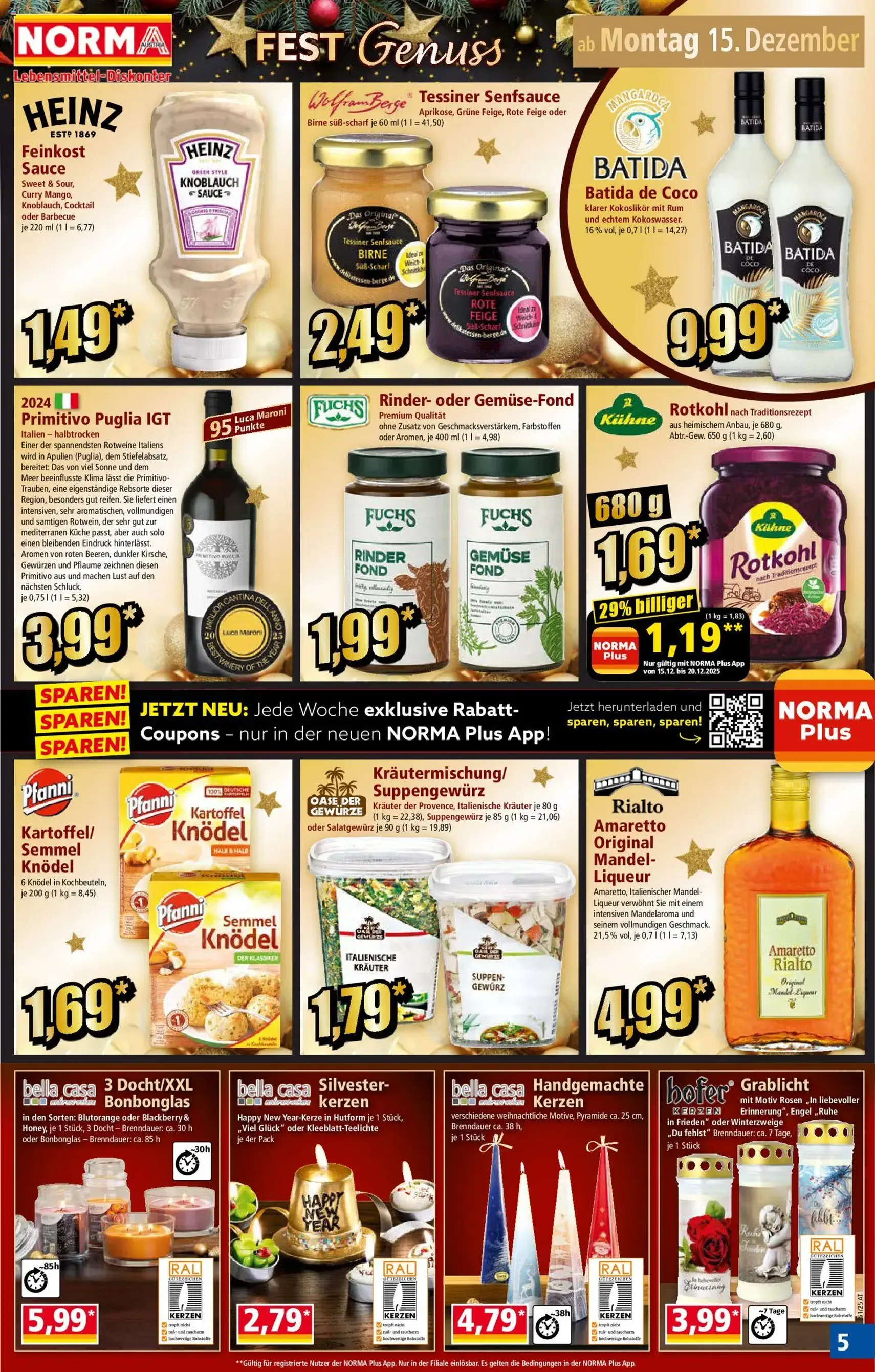 Norma Flugblatt - Gültiger Prospekt ab 15.12.2025, Seite 5 von insgesamt 18