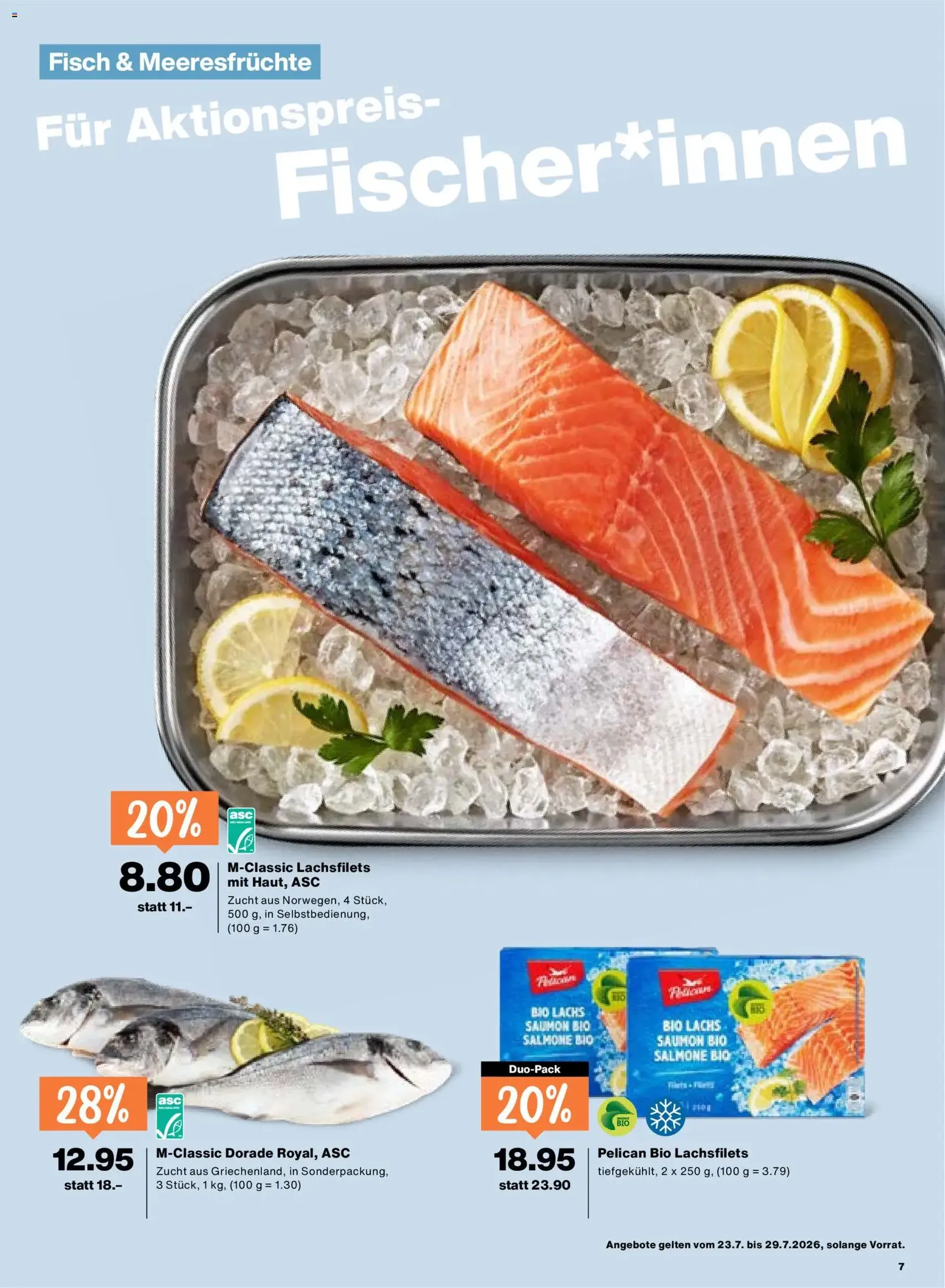 Migros aktionen - Gültiger Prospekt ab 23.07.2026, Seite 7 von insgesamt 20